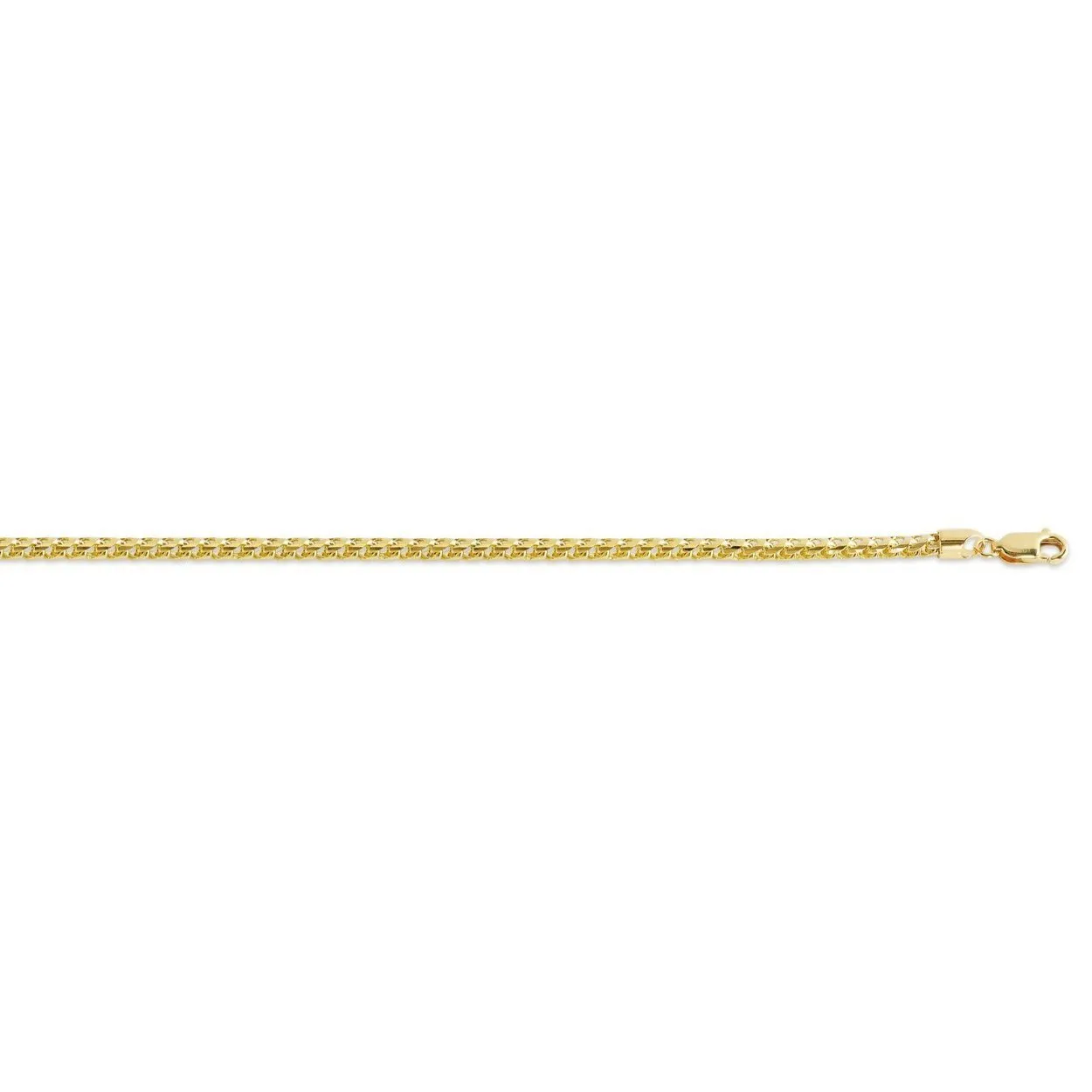 (10K, 14K) Yellow Gold (1.5mm) Franco Chain