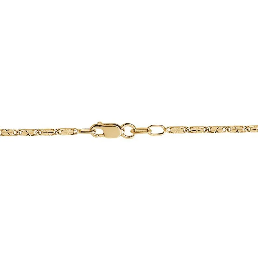 10K Yellow Gold (1.5mm) Star Chain (16" - 24")