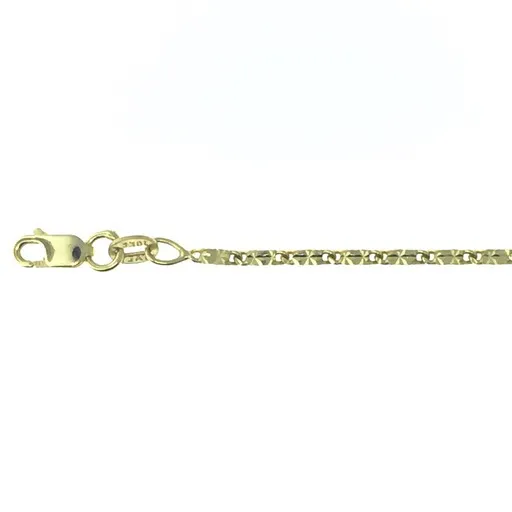 10K Yellow Gold (1.5mm) Star Chain (16" - 24")
