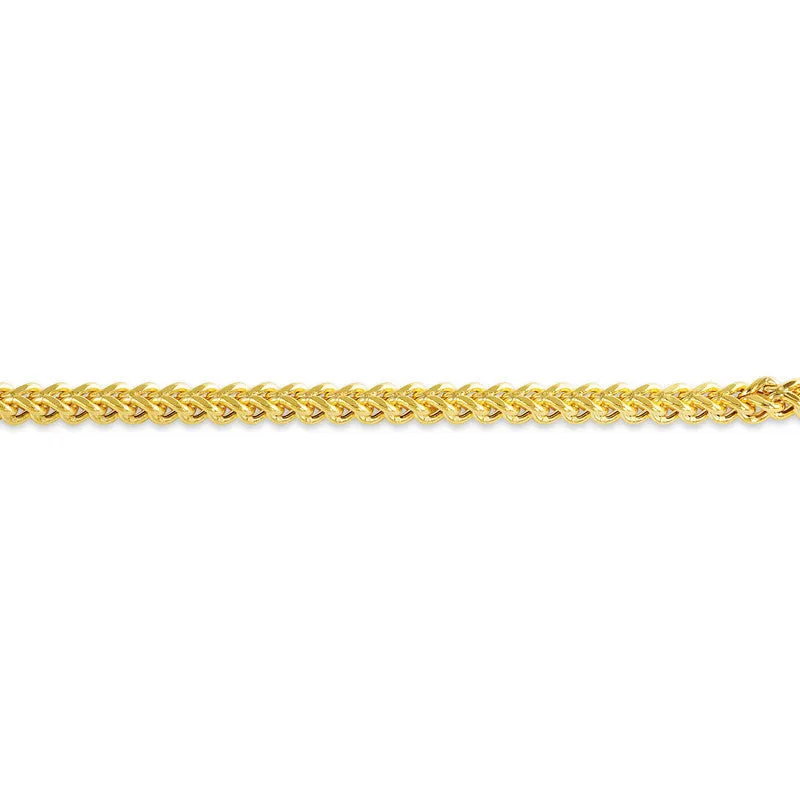 10K Yellow Gold (4.5mm) Hollow Franco Chain