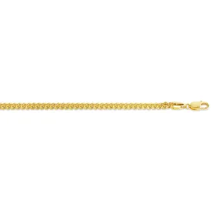 10K Yellow Gold (4.5mm) Hollow Franco Chain