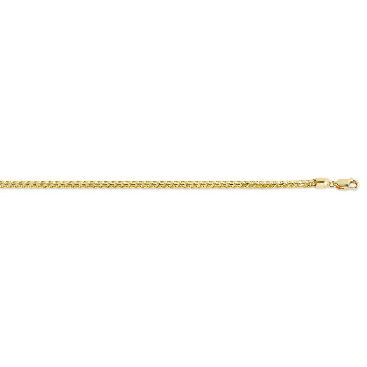 10K Yellow Gold (4mm) Solid Franco Chain (22in - 30in)
