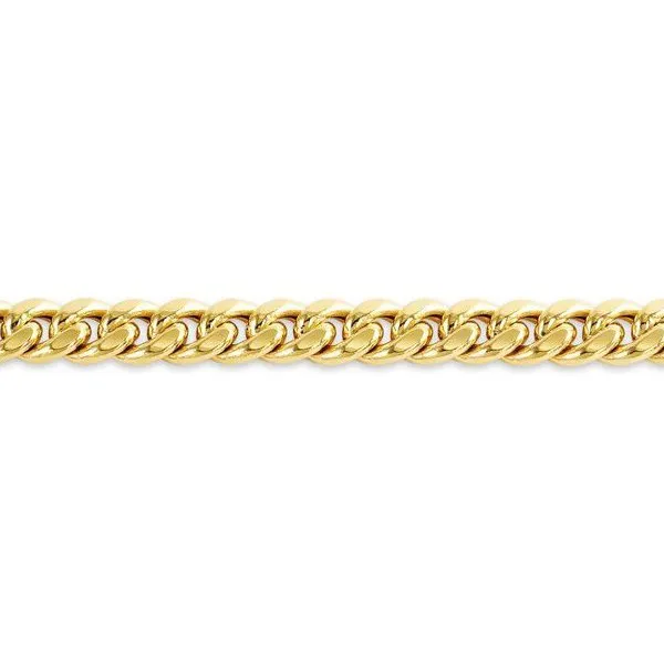 10K Yellow Gold (9.7mm) Hollow Miami Cuban Link 26"