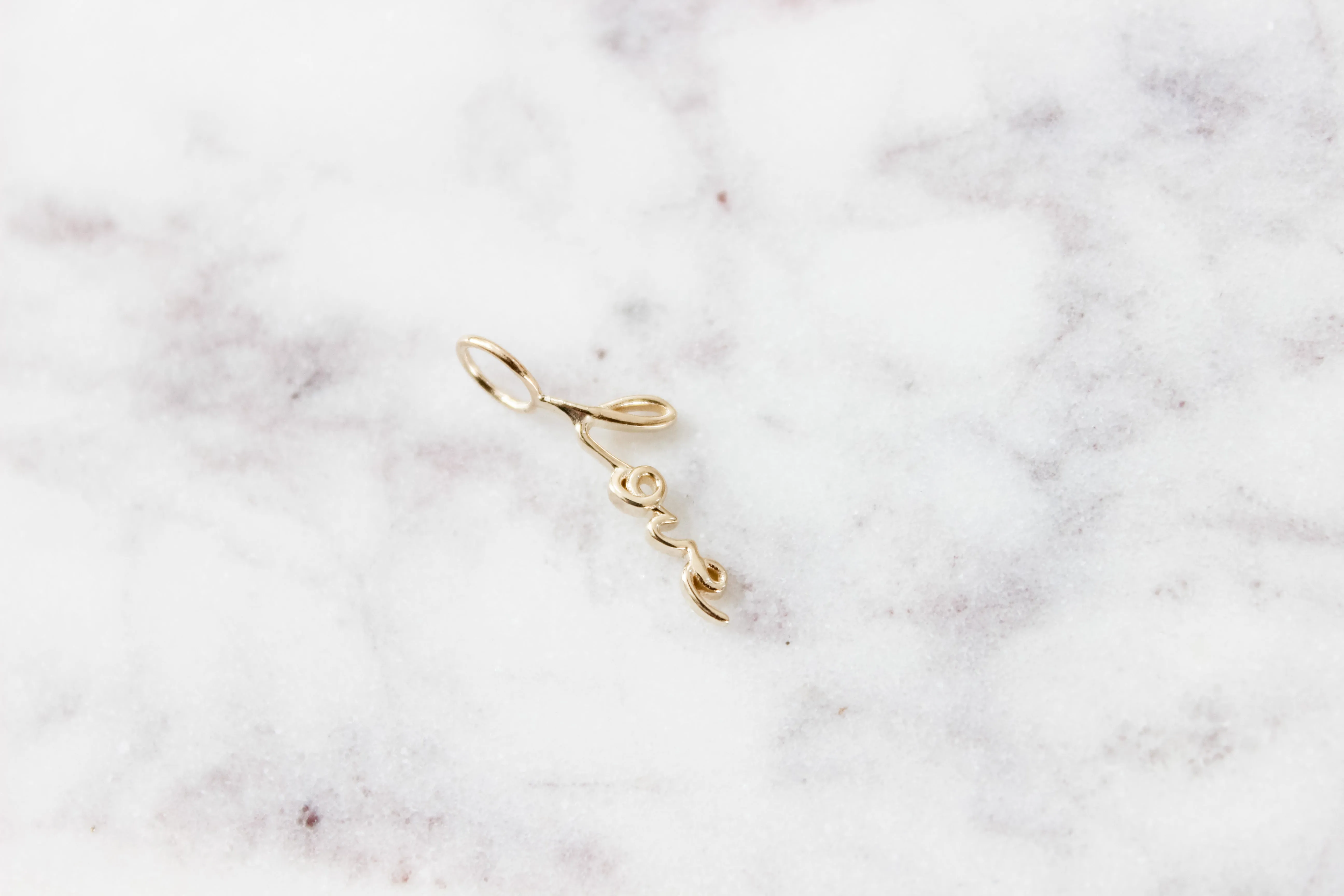 14K Love Charm