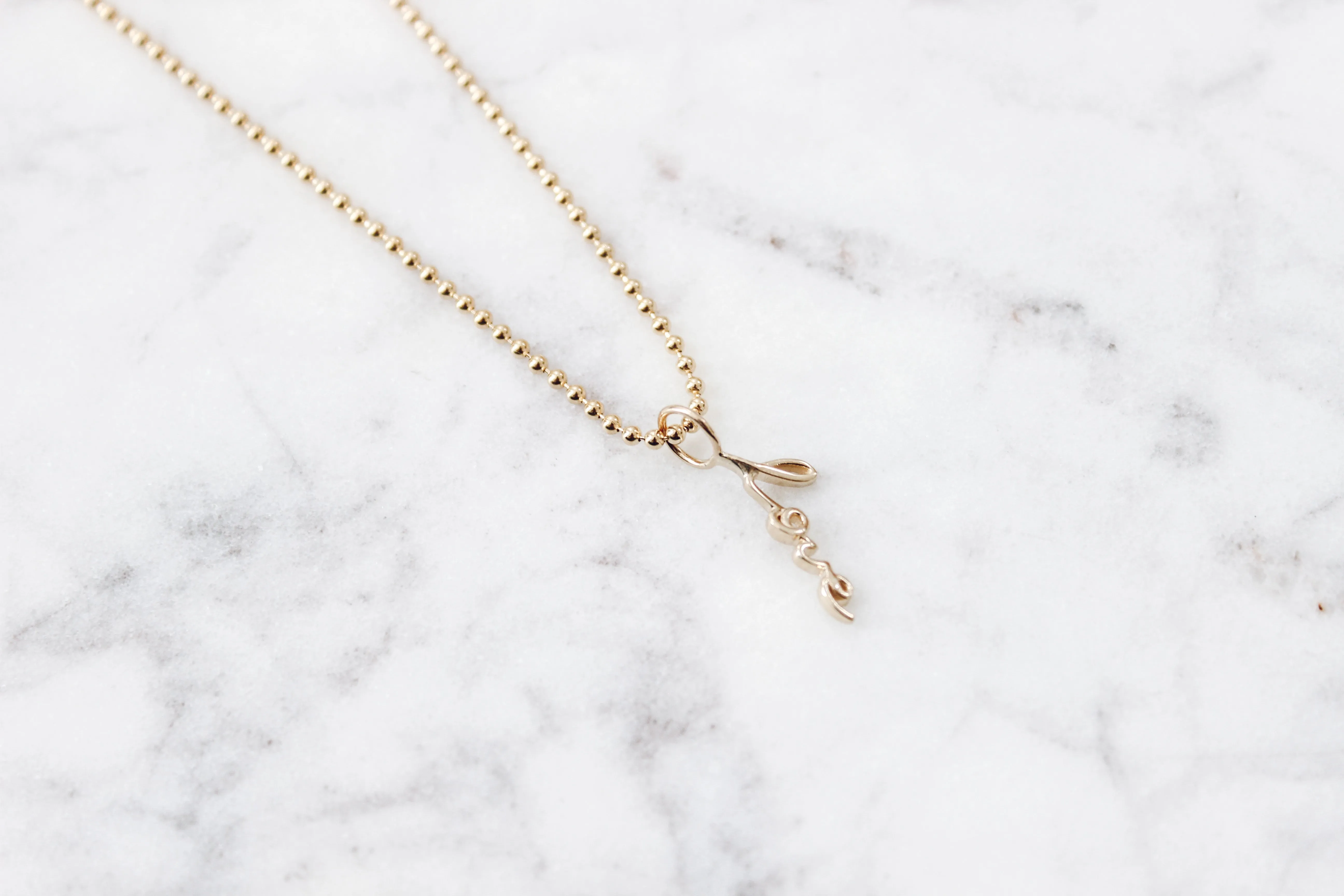 14K Love Charm
