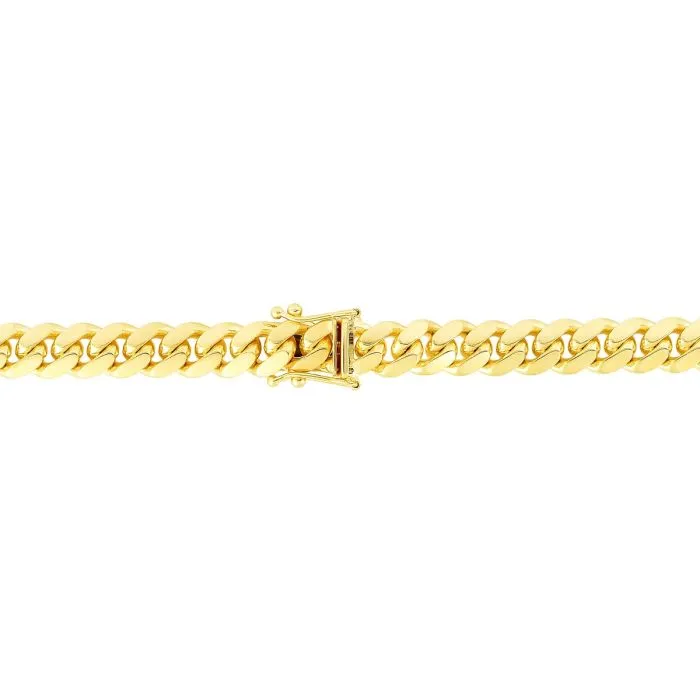14K Solid Cuban Link Chain