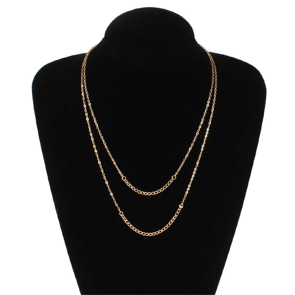 18K Gold-Plated Layered Necklace