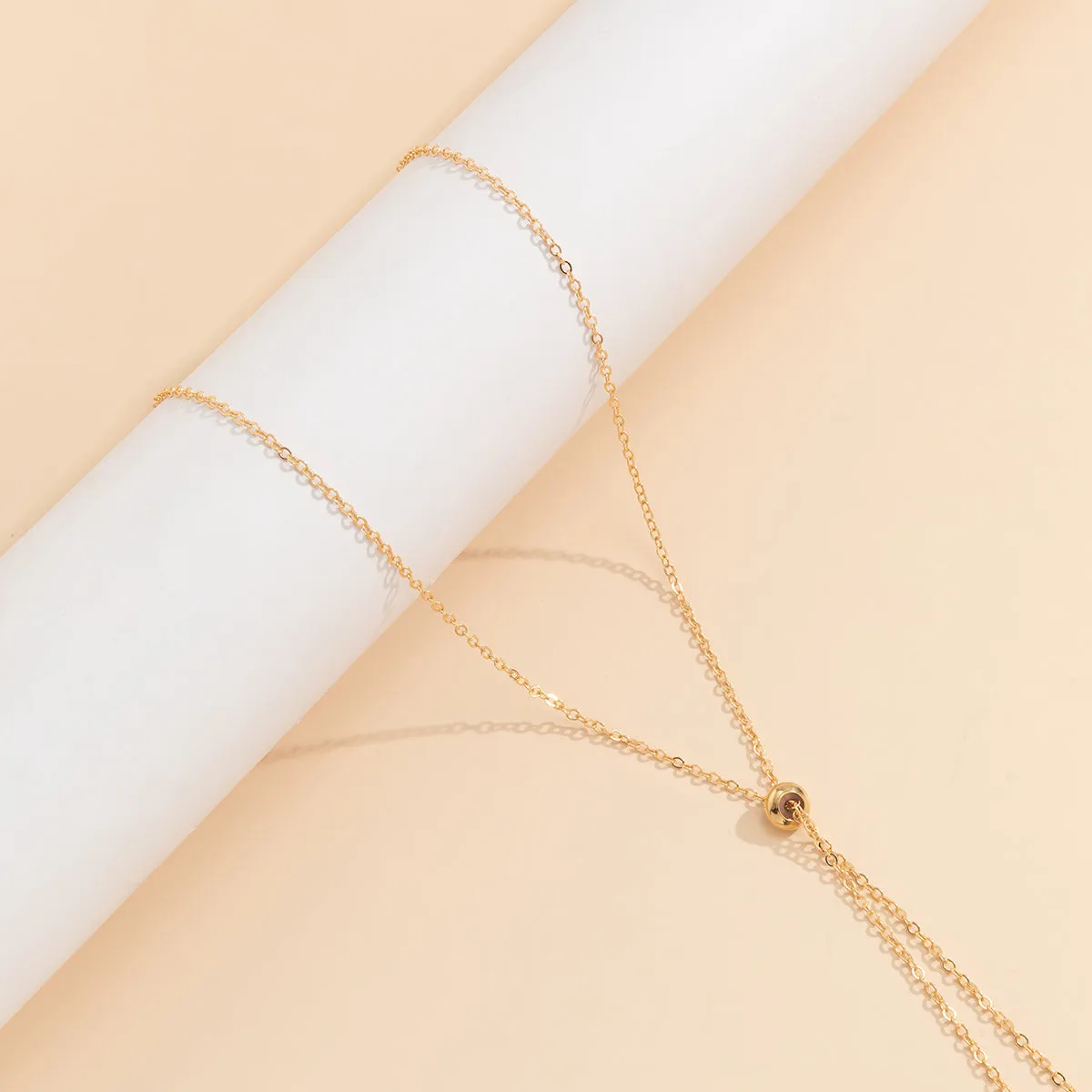 18K Gold-Plated 'Love' Star Waist Chain