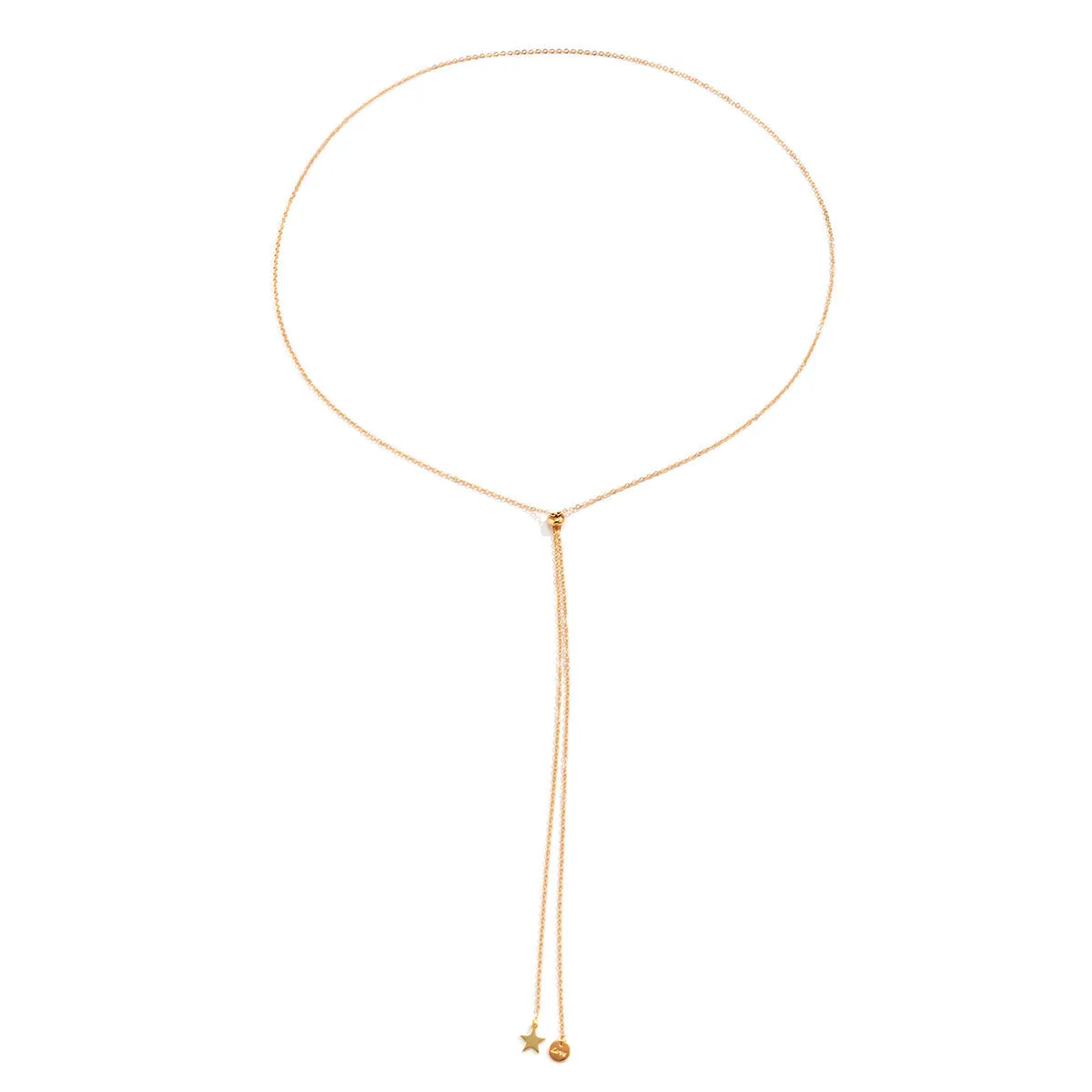 18K Gold-Plated 'Love' Star Waist Chain
