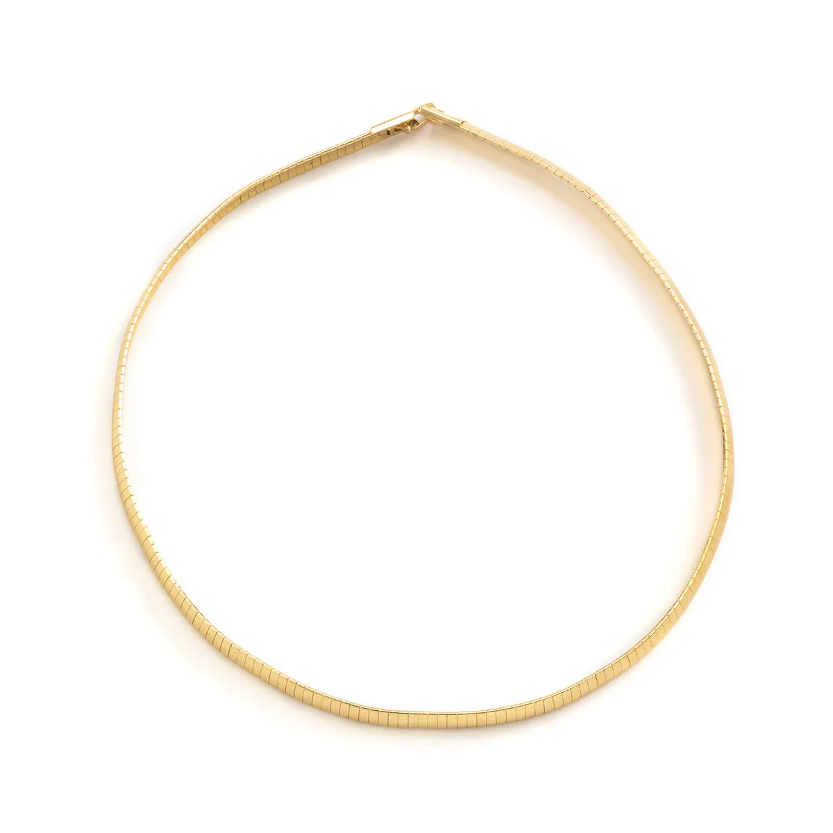 18K Gold-Plated Snake Chain Choker Necklace