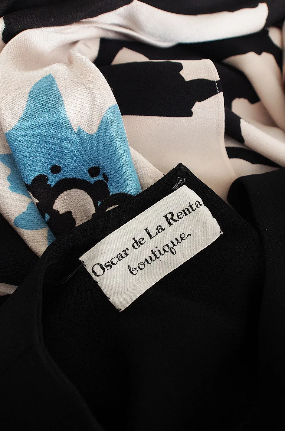 1960s Oscar de la Renta Bold Floral Jumpsuit