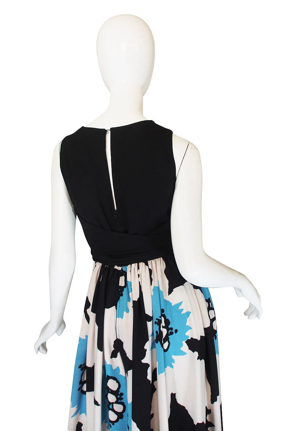 1960s Oscar de la Renta Bold Floral Jumpsuit