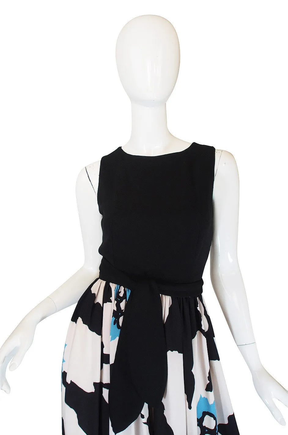 1960s Oscar de la Renta Bold Floral Jumpsuit