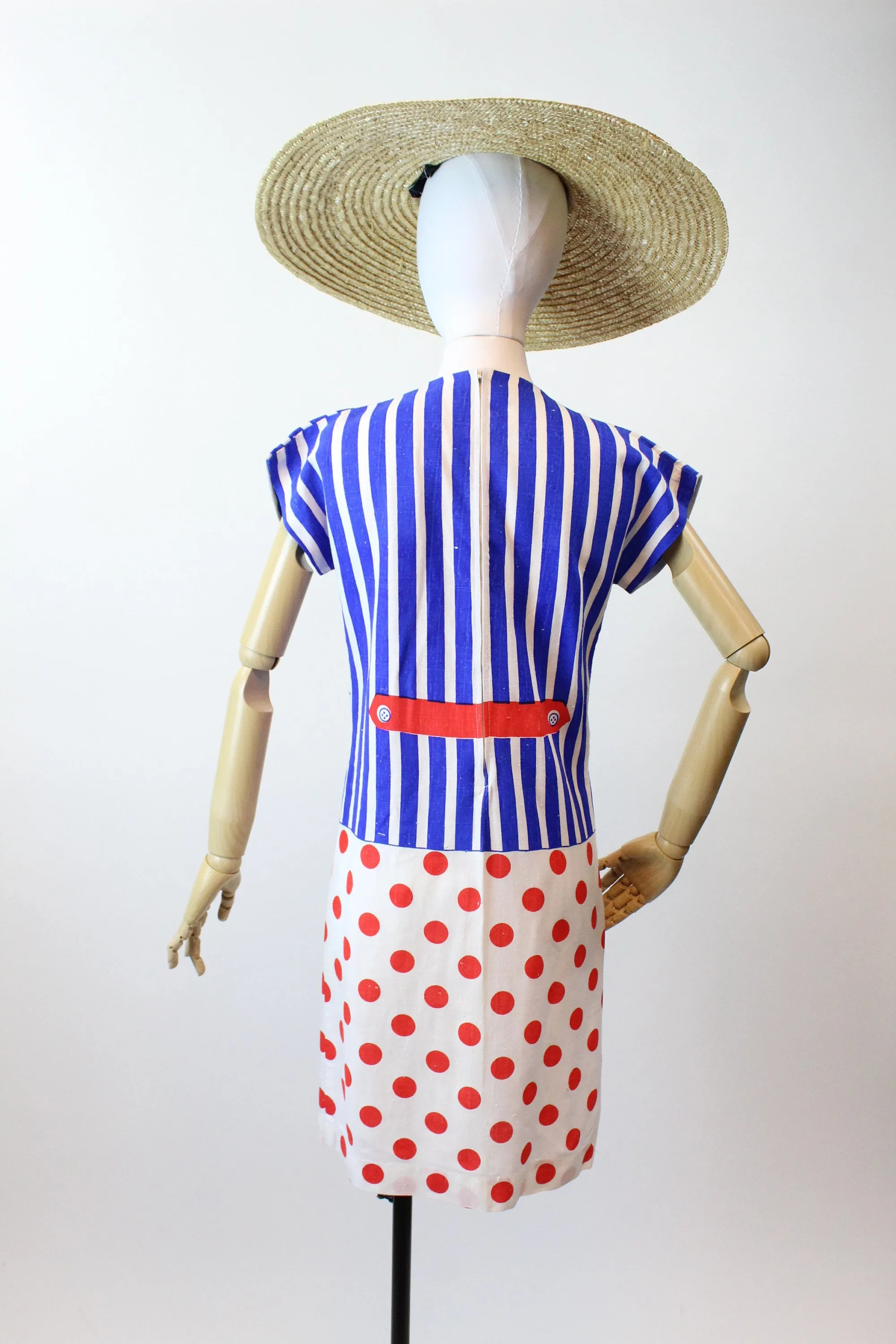 1960s TROMP L'OEIL cotton dress small  | new spring summer