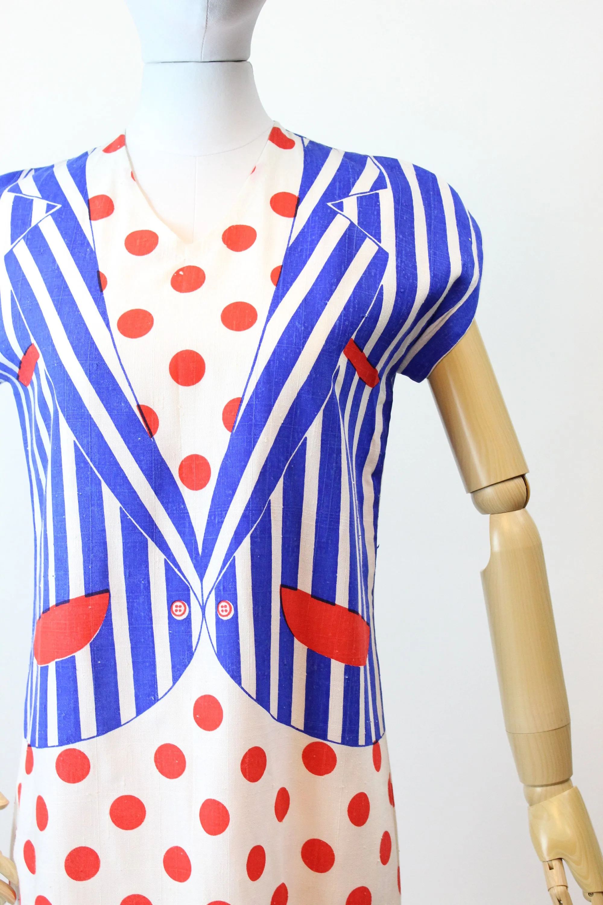 1960s TROMP L'OEIL cotton dress small  | new spring summer