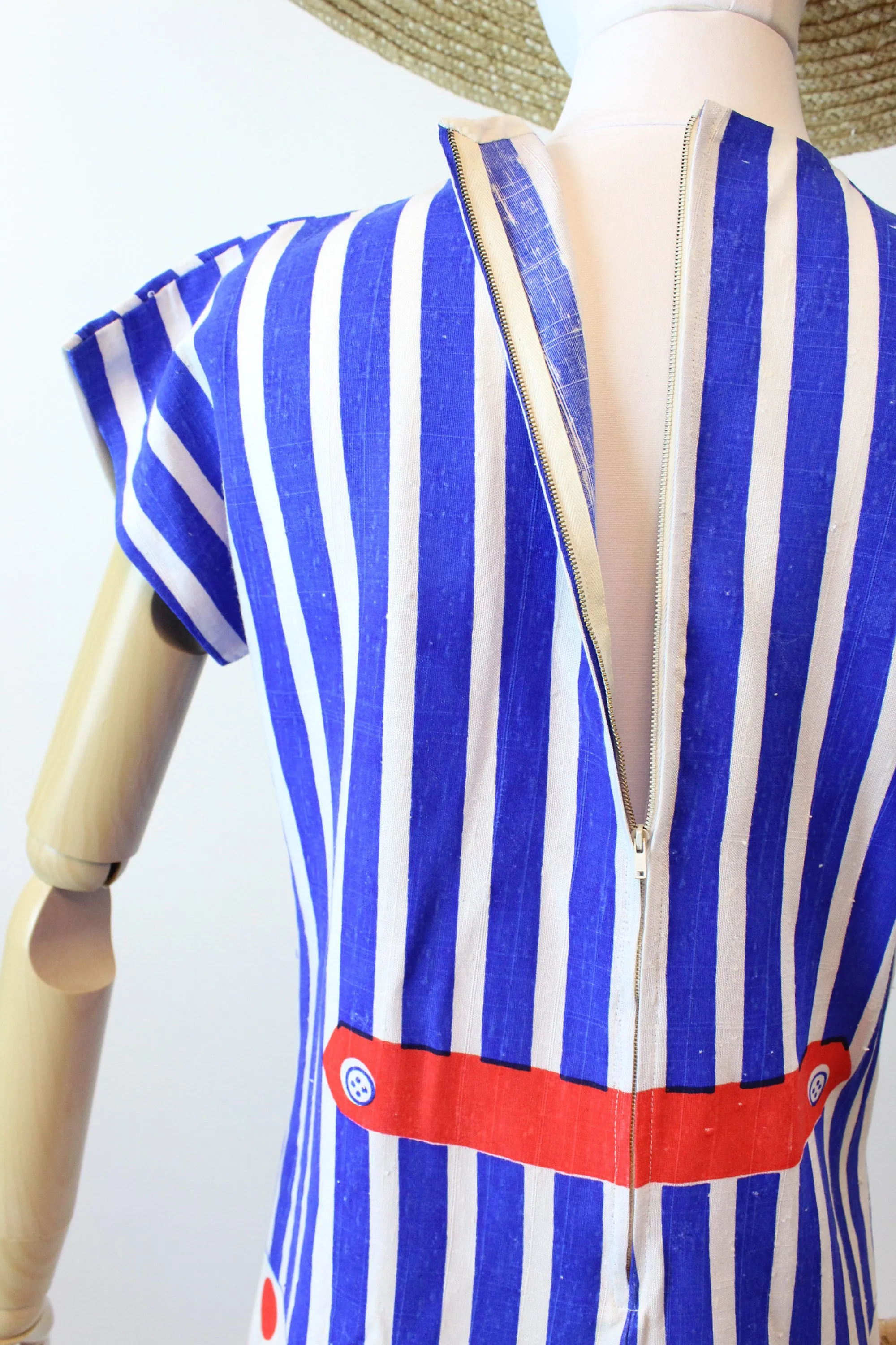 1960s TROMP L'OEIL cotton dress small  | new spring summer