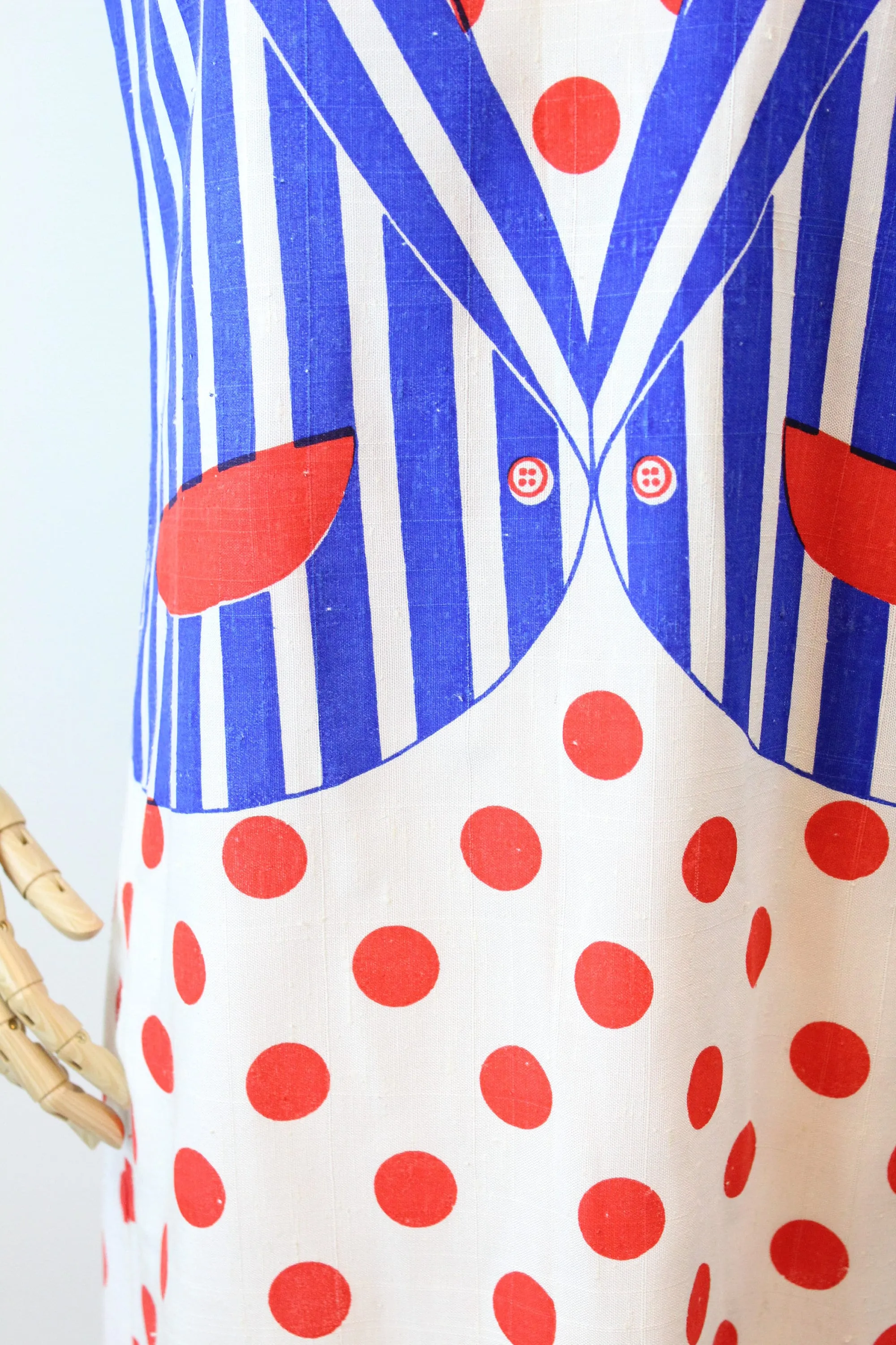 1960s TROMP L'OEIL cotton dress small  | new spring summer