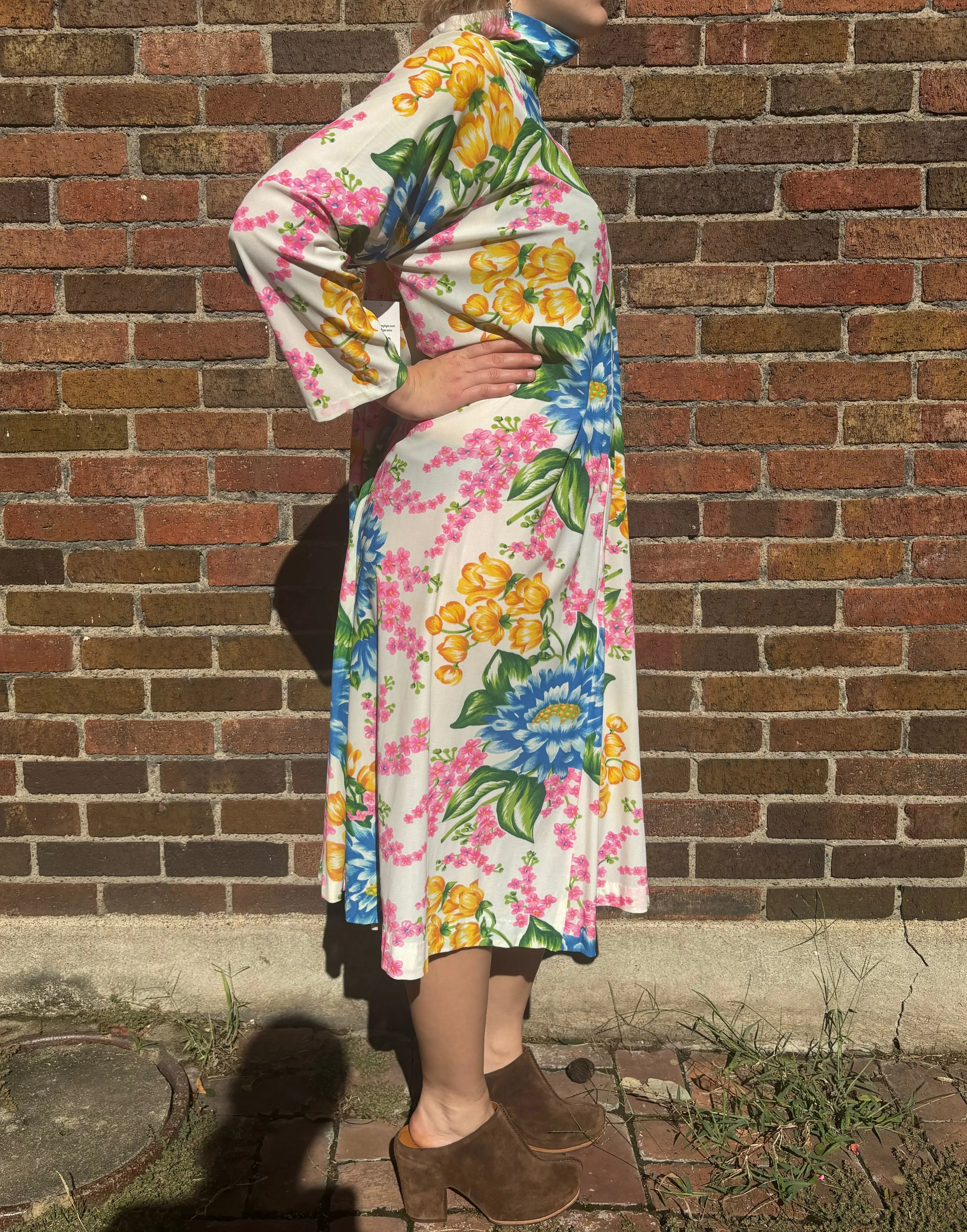 1960s/1970s Montgomery Ward Floral house dress