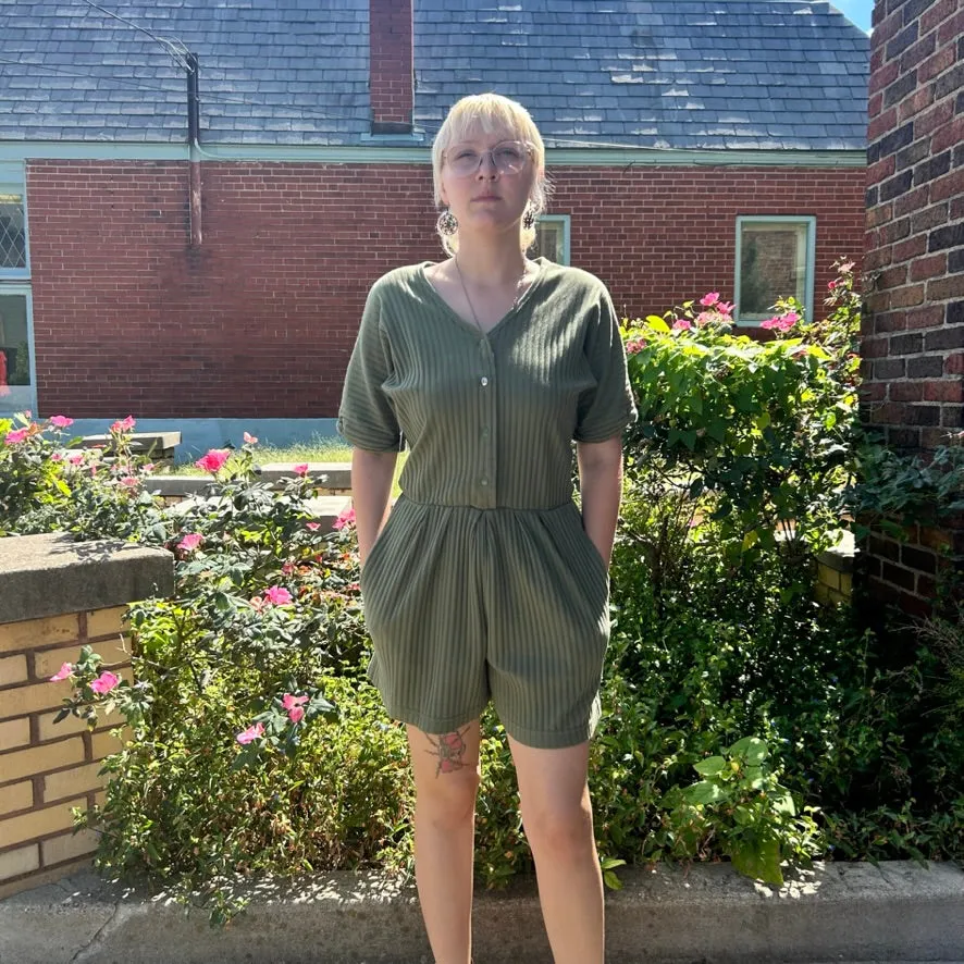 1980s/90s The Limited Ribbed romper