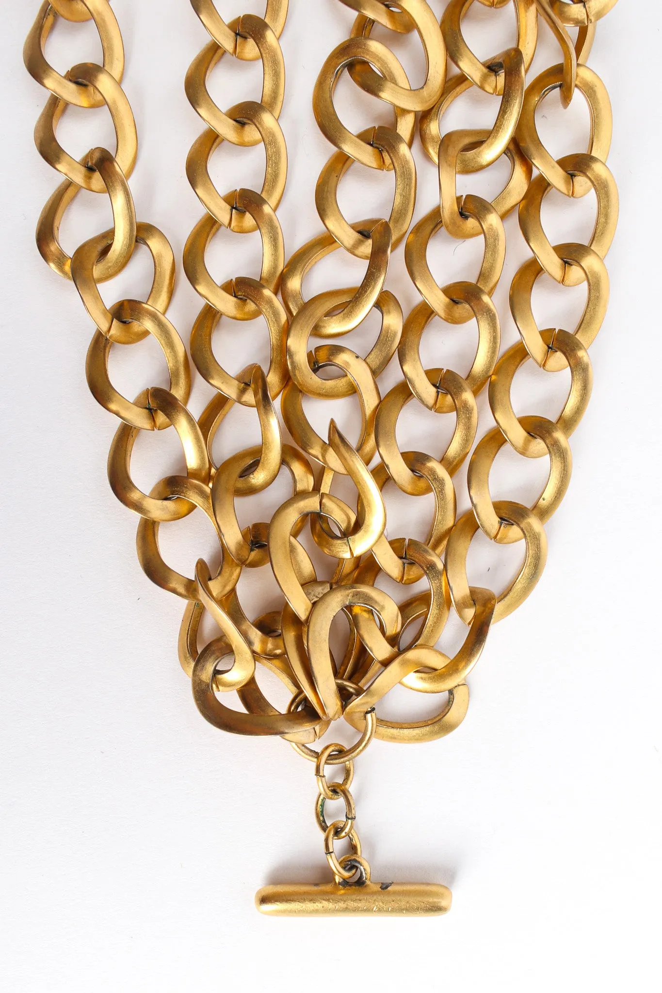 5 Chain Link Choker Necklace