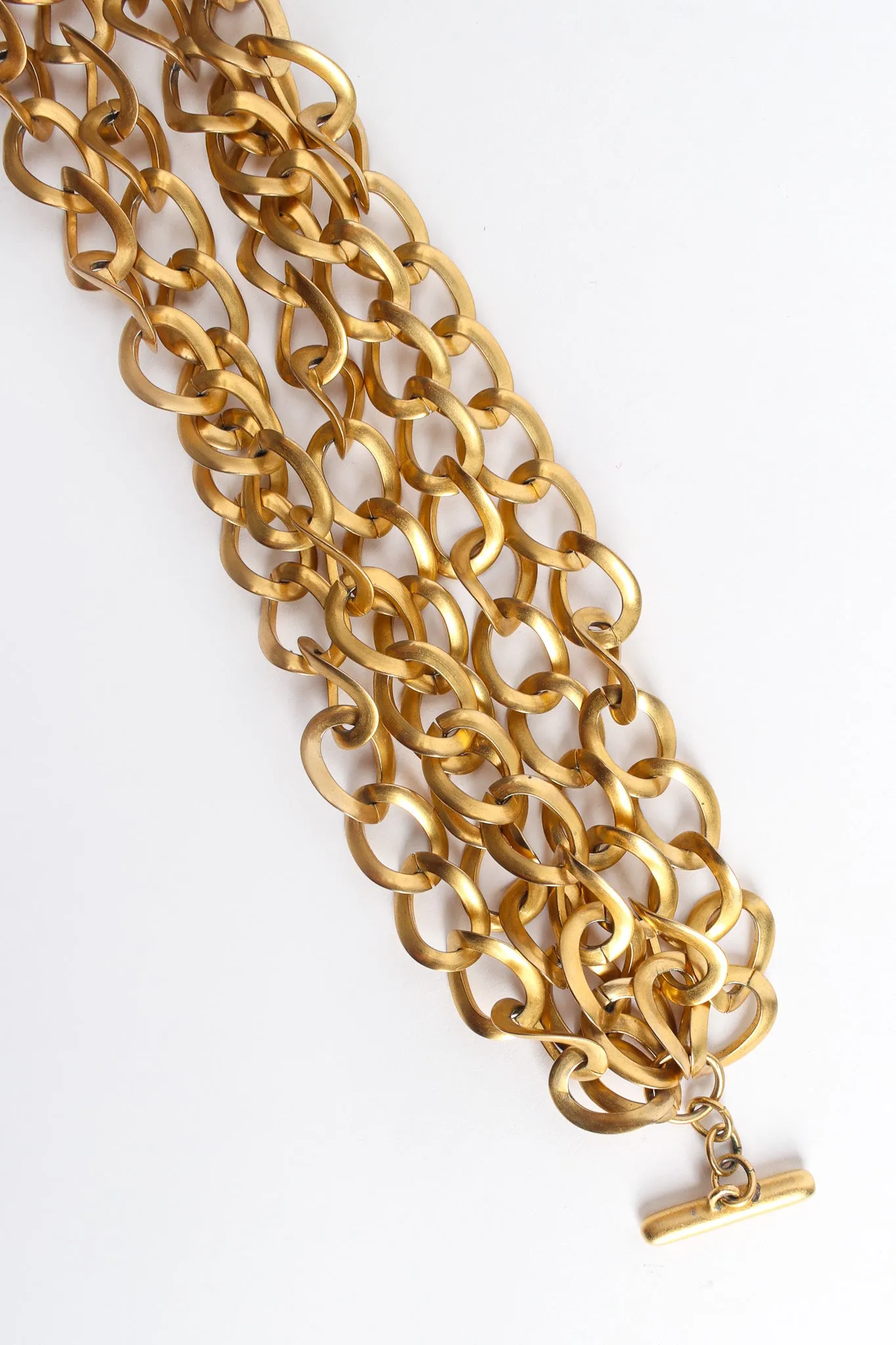 5 Chain Link Choker Necklace
