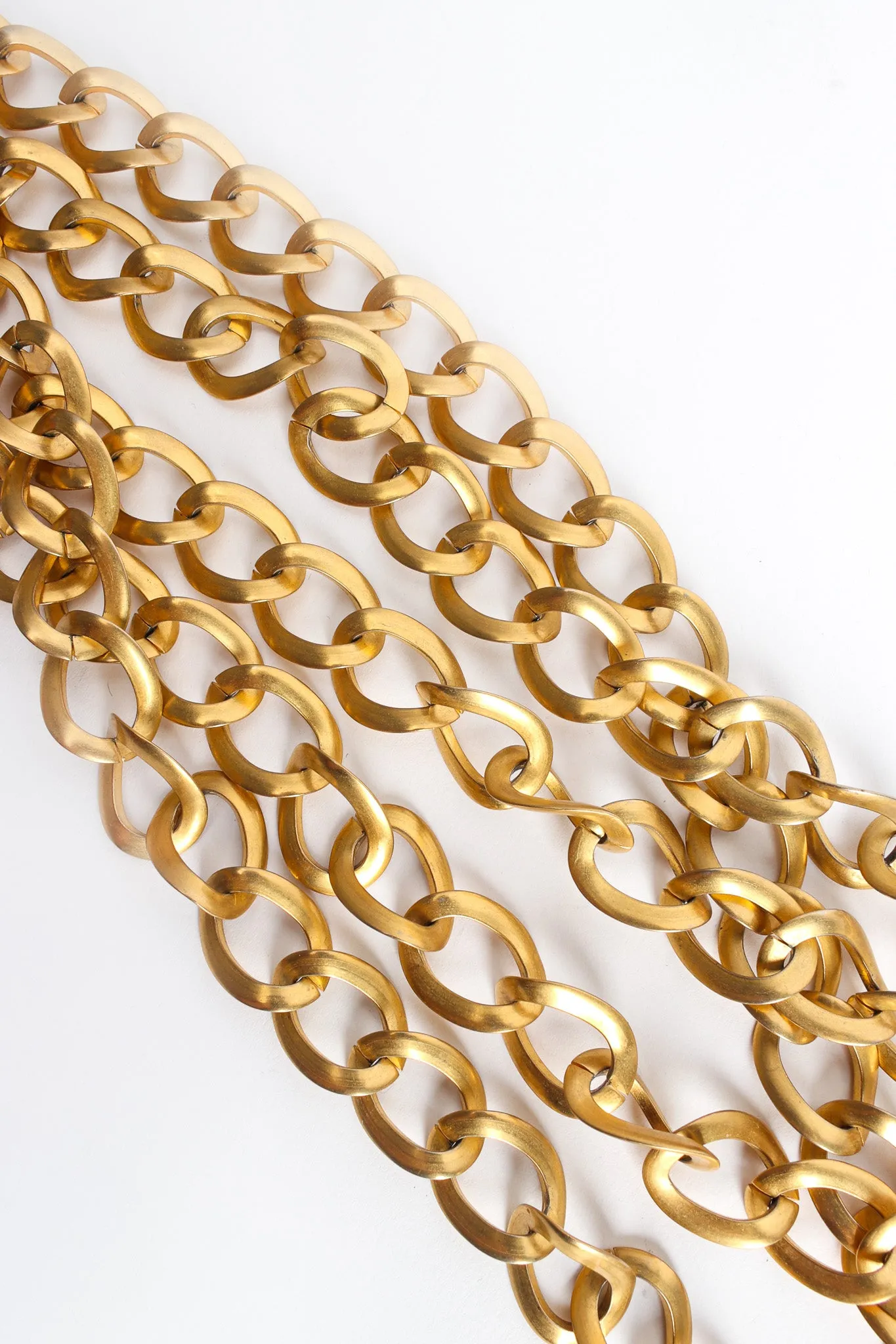 5 Chain Link Choker Necklace
