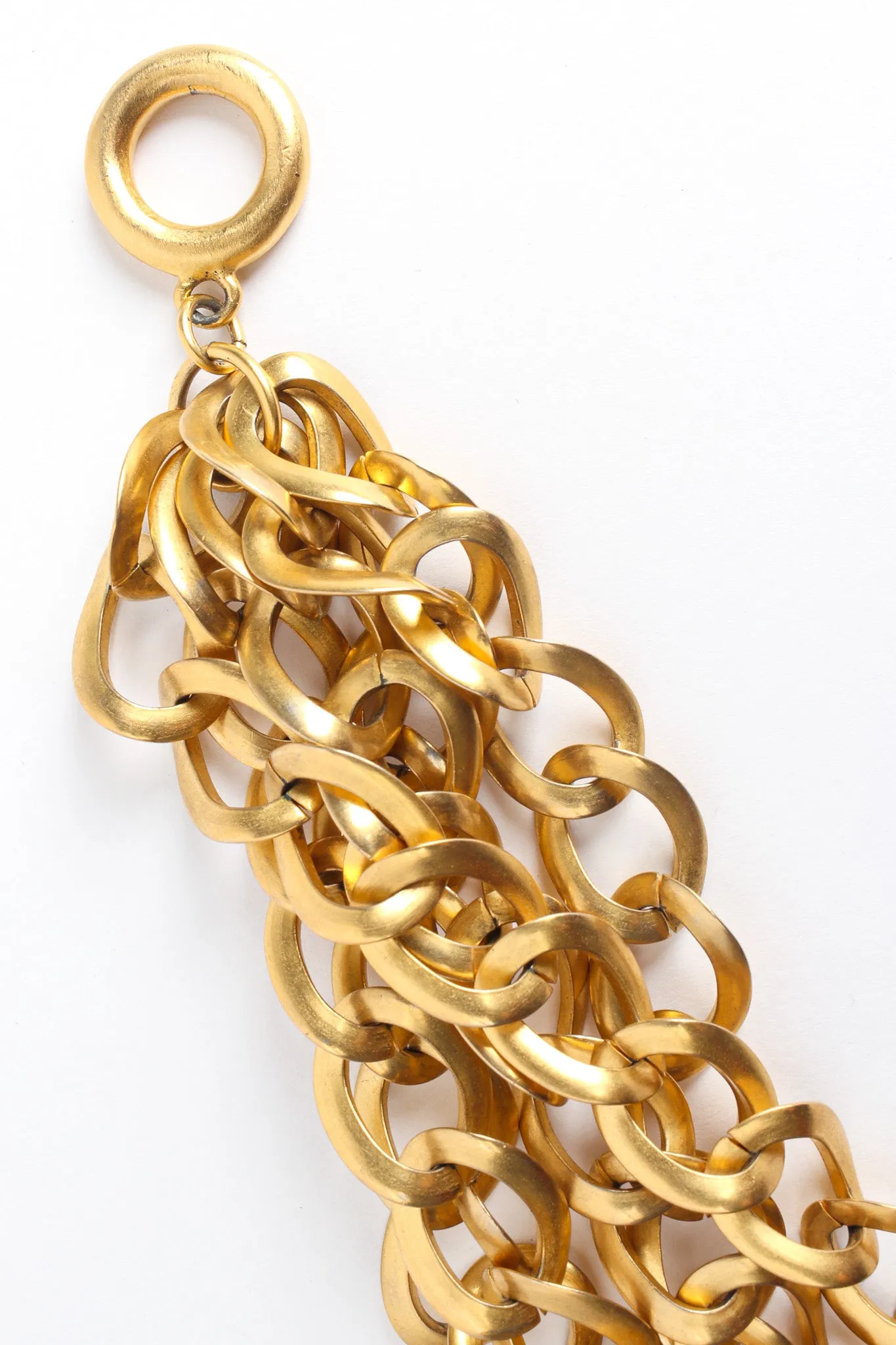 5 Chain Link Choker Necklace