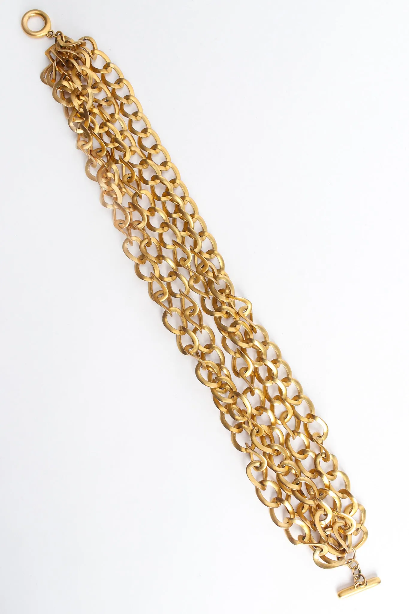 5 Chain Link Choker Necklace