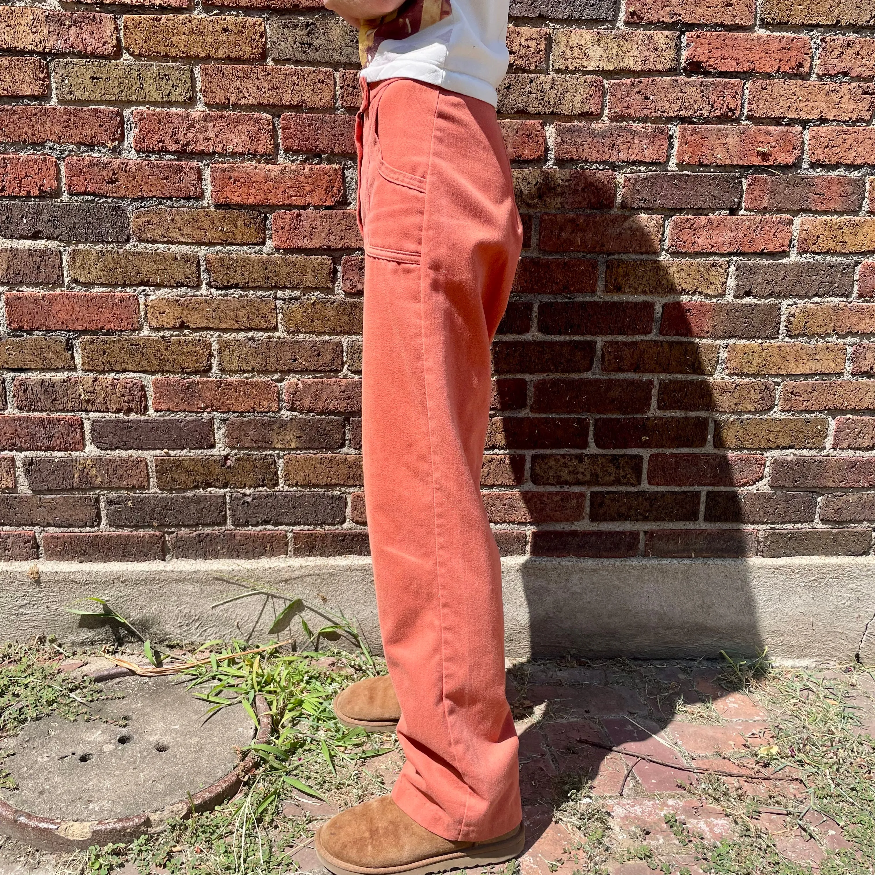 60s/70s Orange Pants