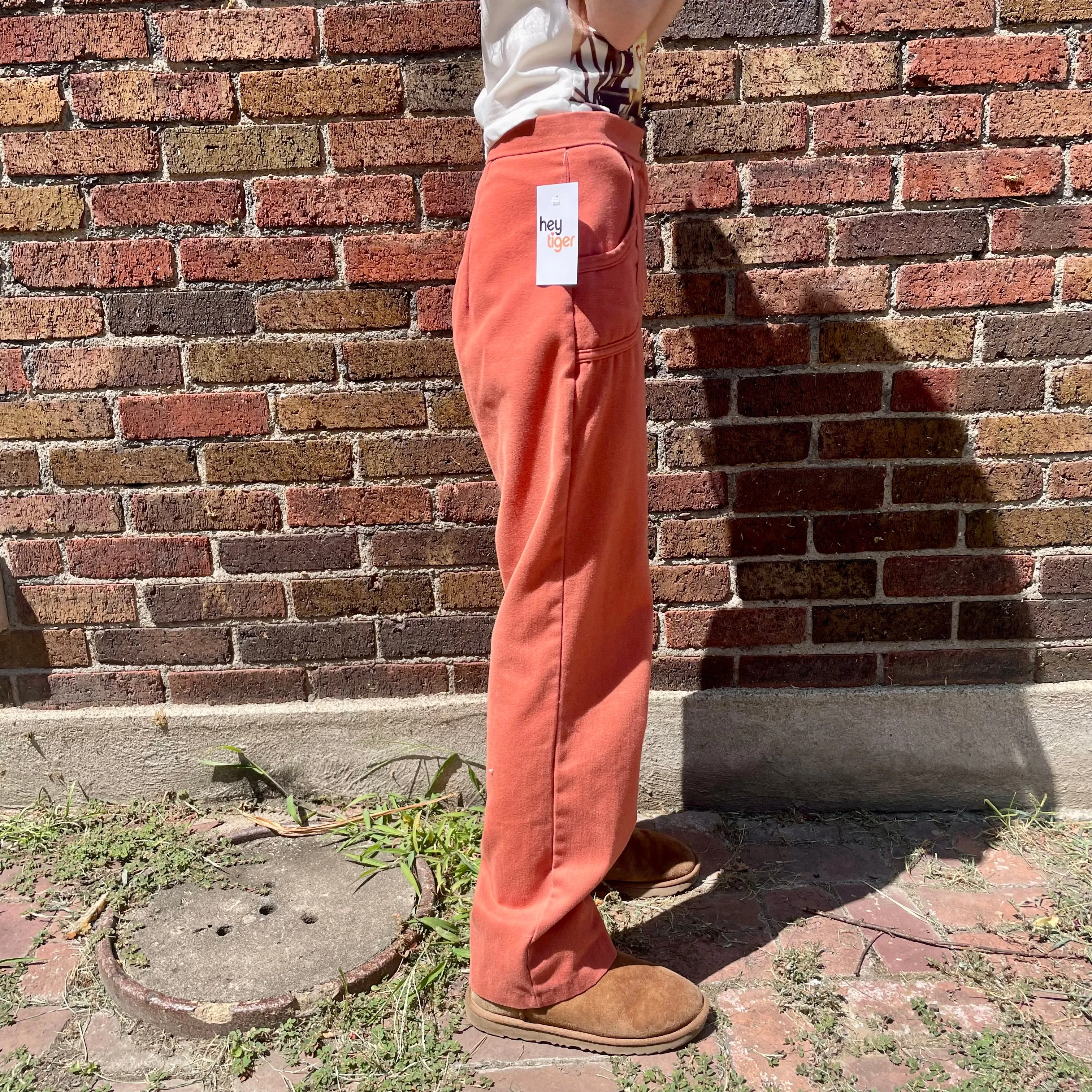 60s/70s Orange Pants