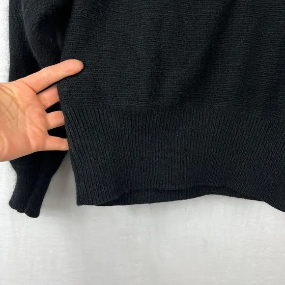 70s 80s De Rotchild Silk Angora Knit Sweater Sequins Womens S Disco Fuzzy Retro