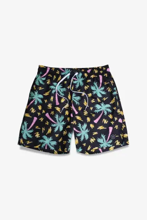 7" Retro Palms Swim Short