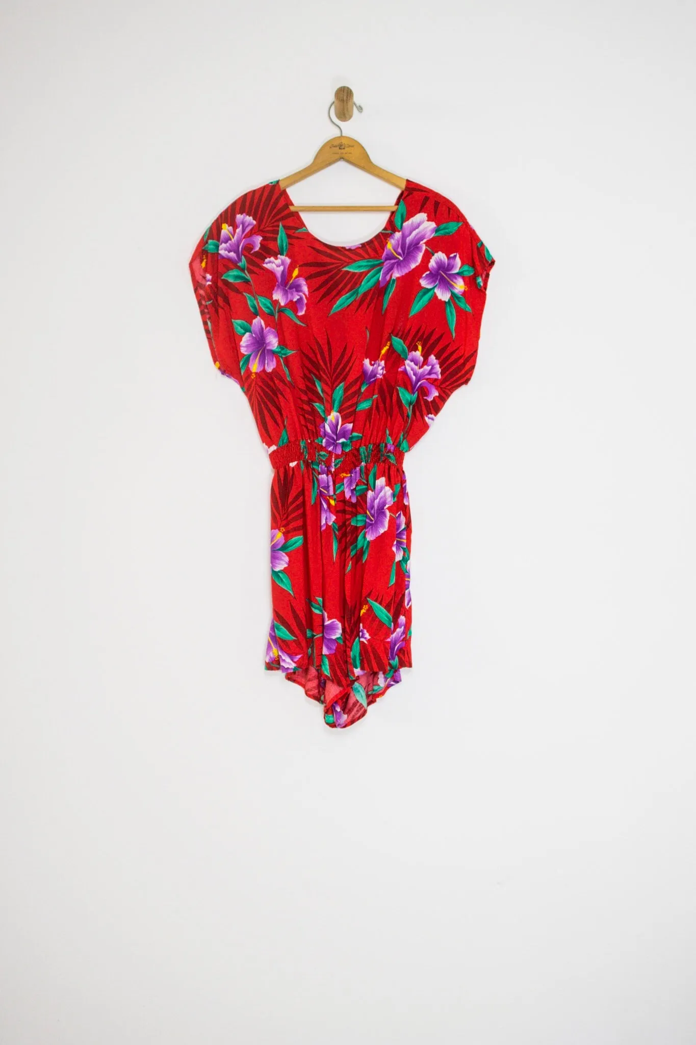 80's HAWAIIAN ROMPER / MEDIUM