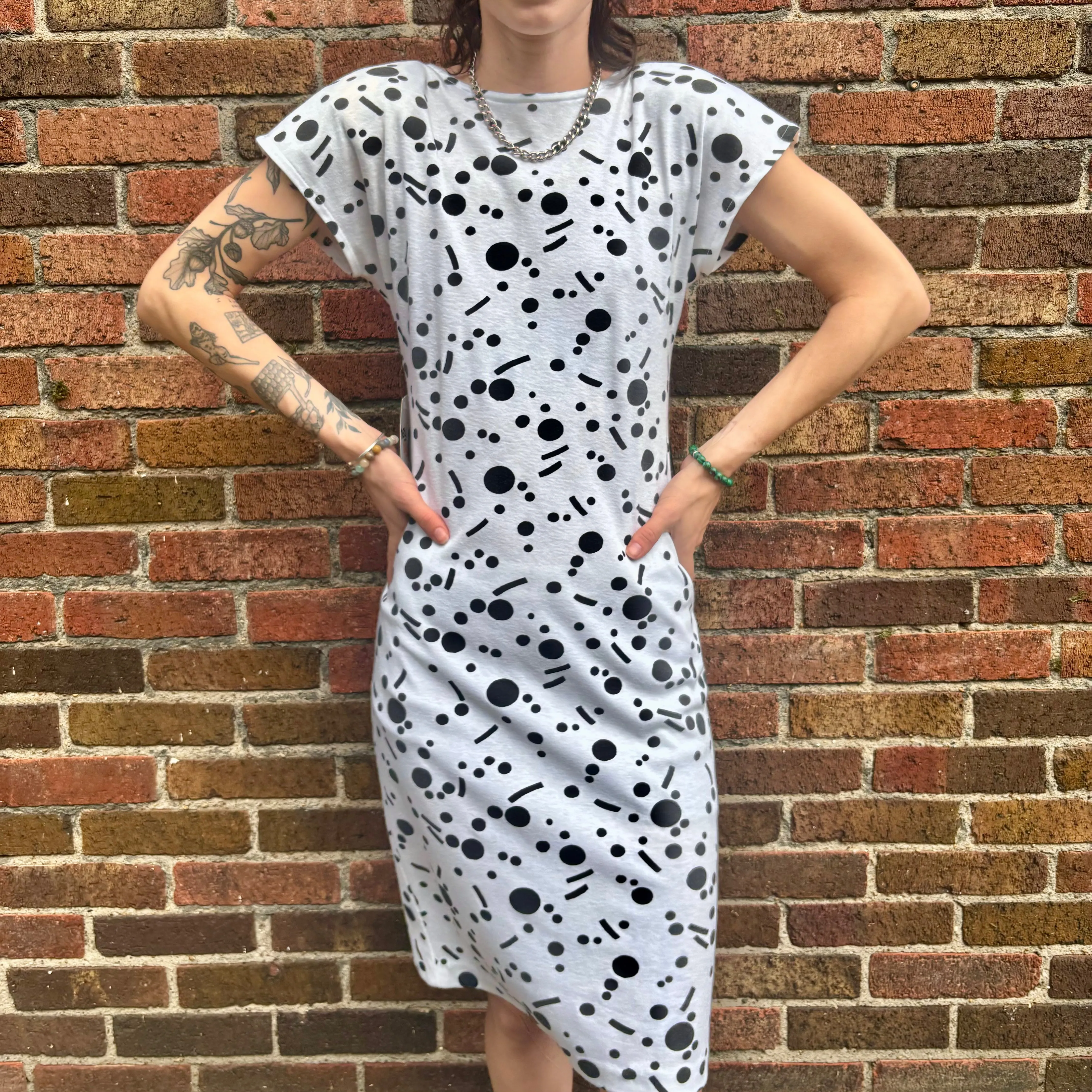 80s/90s Joni Blair dress w/ cut-out detail