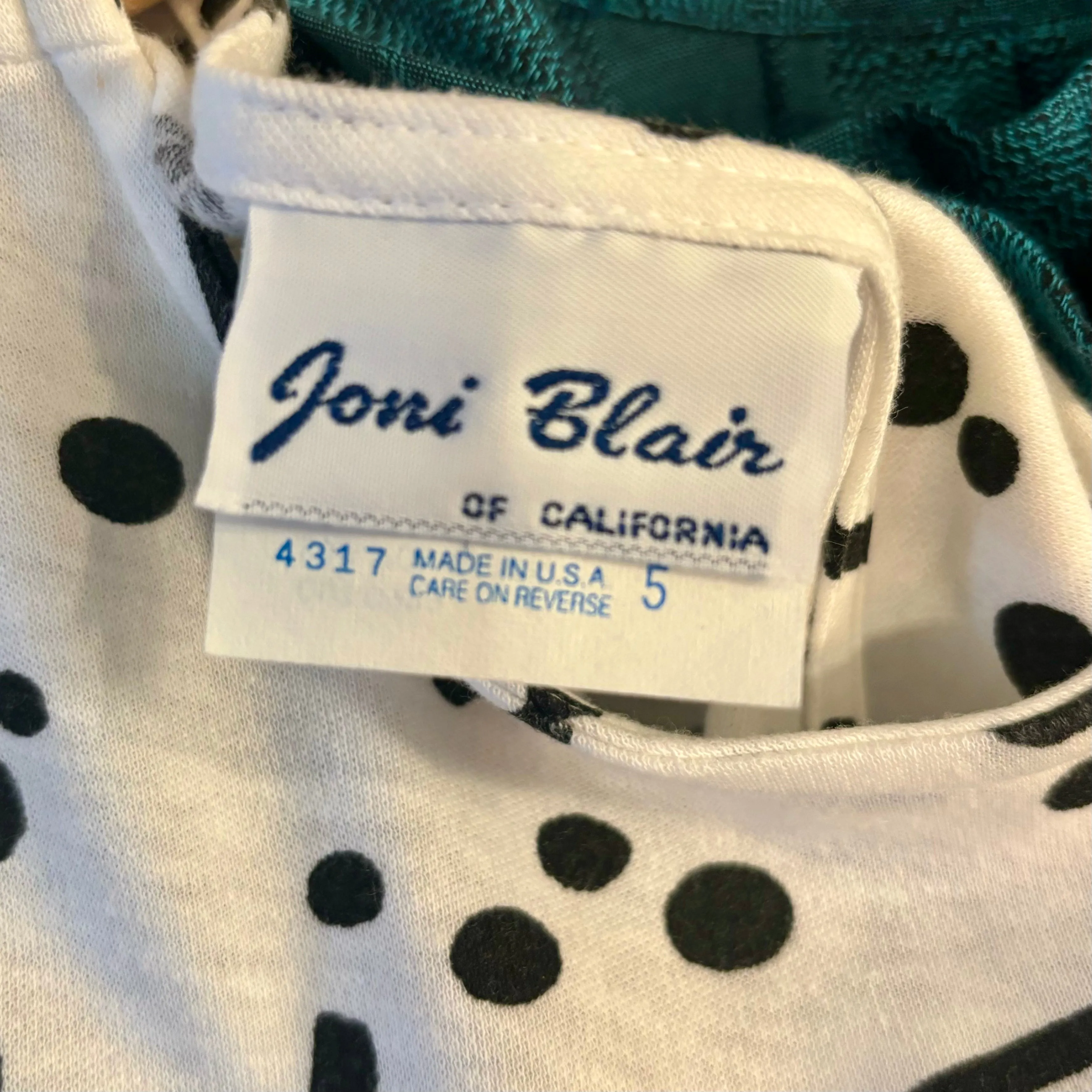 80s/90s Joni Blair dress w/ cut-out detail
