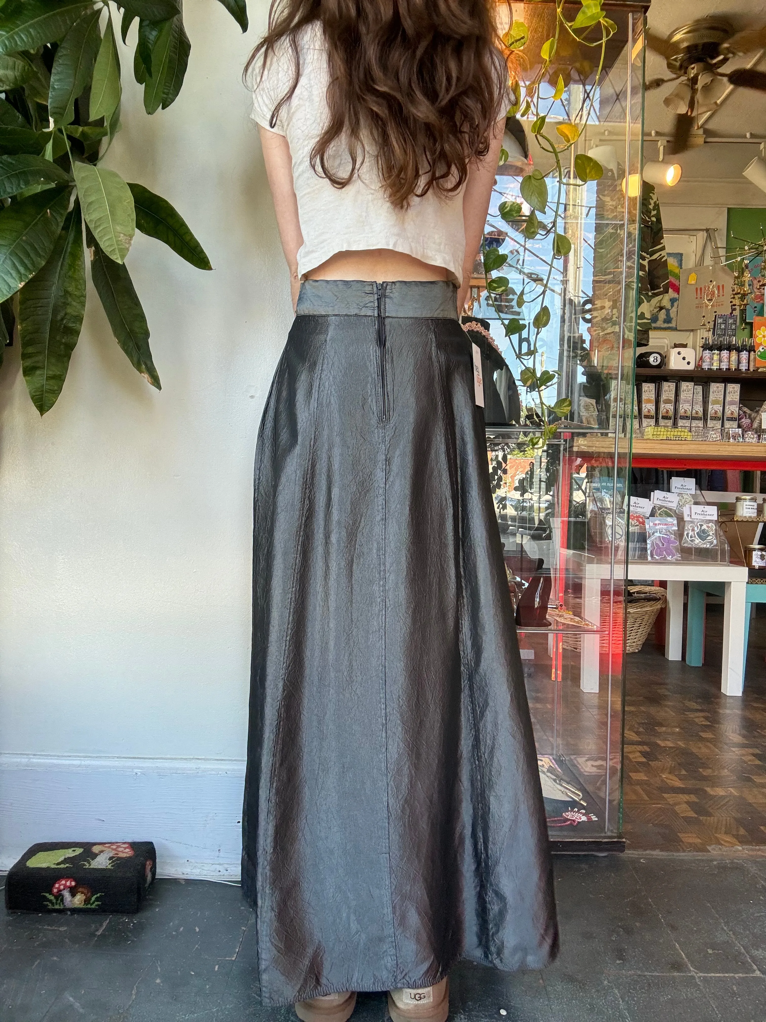 90s/00s Spring Street crinkled maxi skirt