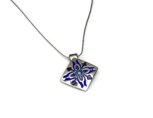 Acorns Enamel Pendant