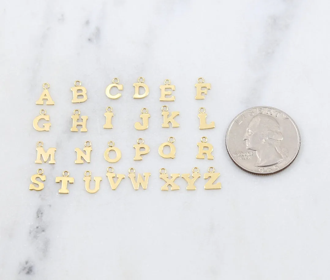 ADD A MINI INITIAL CHARM