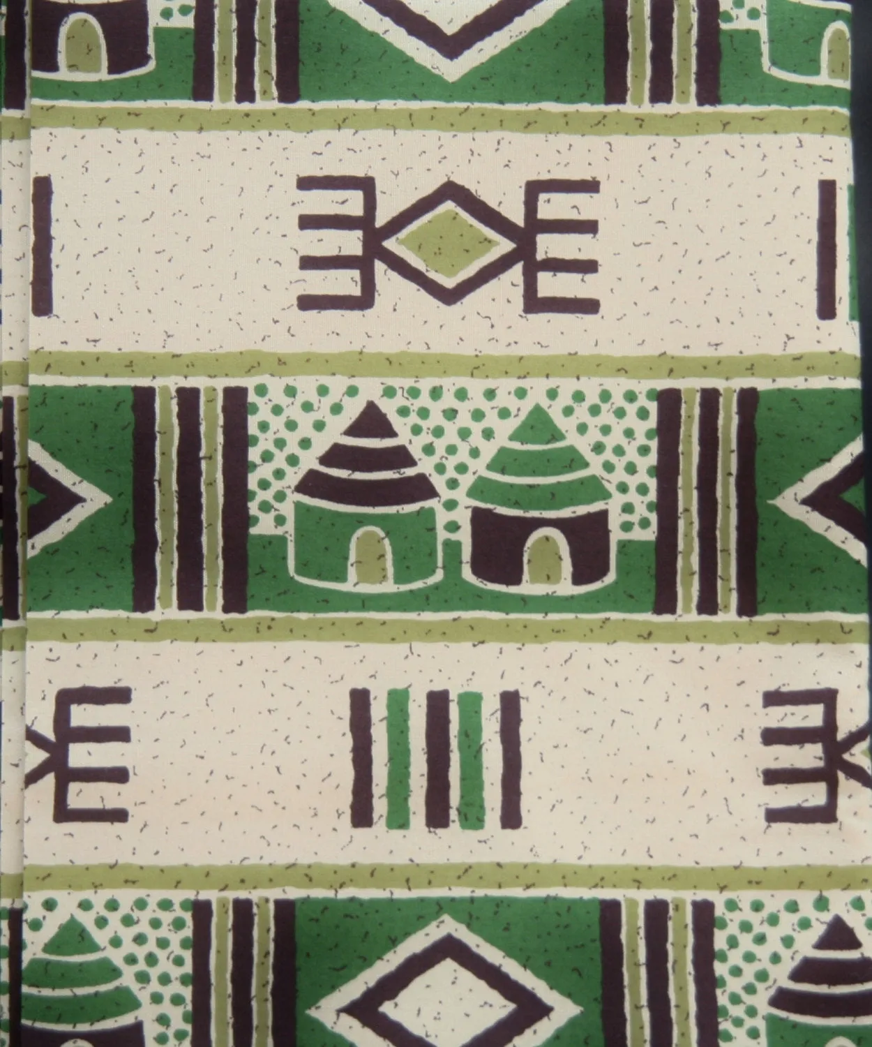African Fabric 6 Yards Ethnic De Woodin Vlisco Classic African Huts