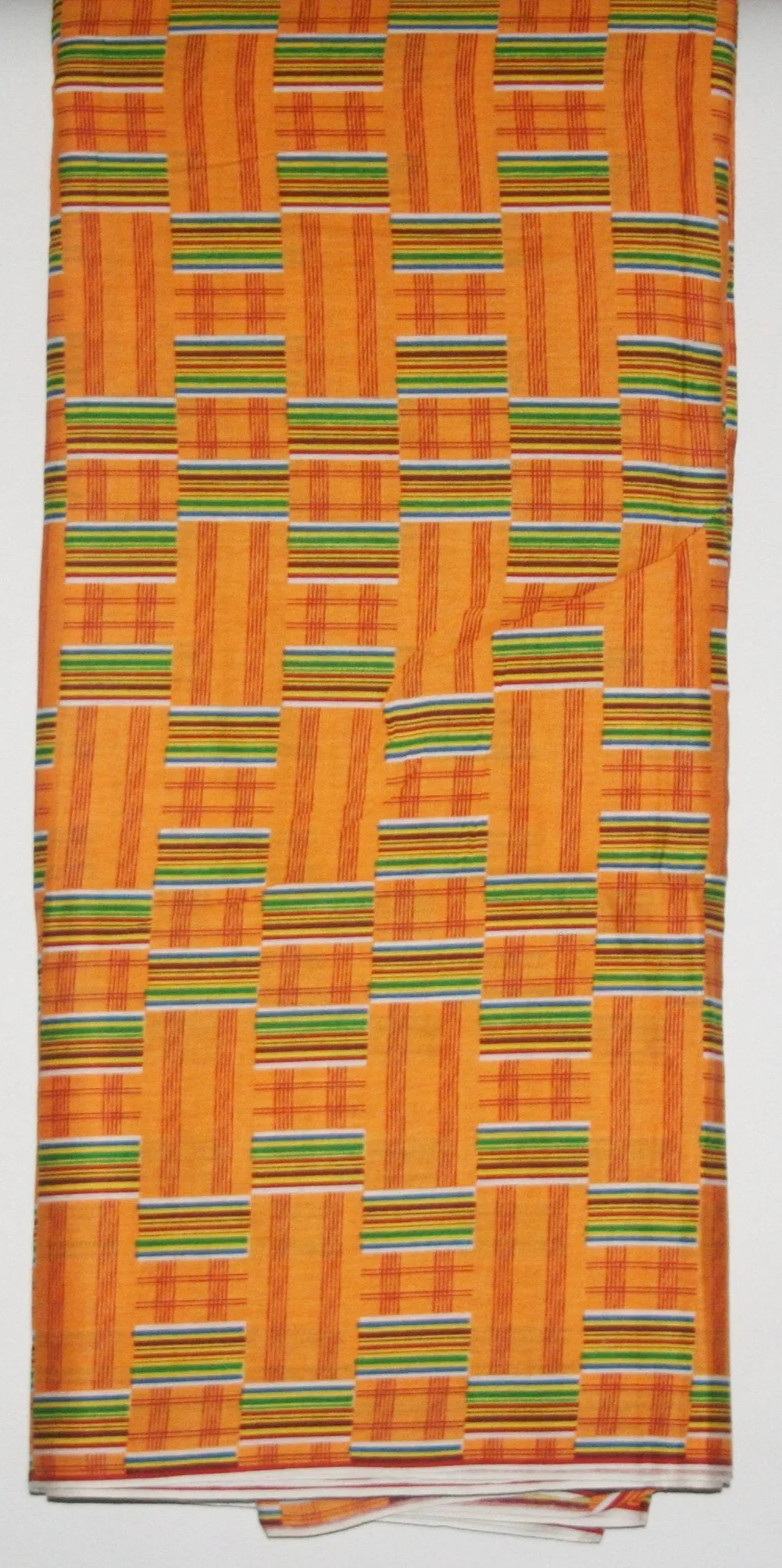 African Fabric Classic 12 Yards Woodin Le Createur Vlisco Kente Fabric