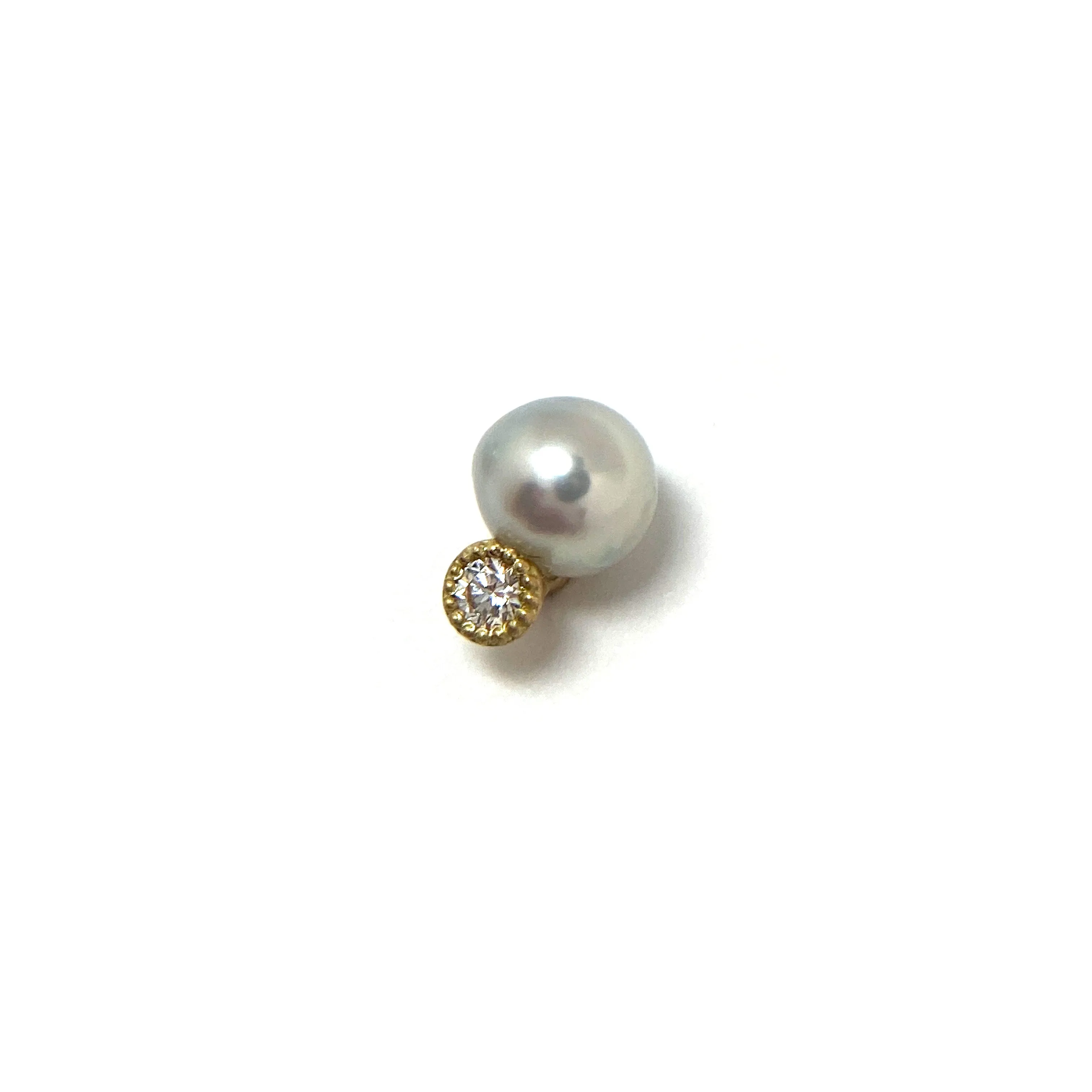 Akoya Pearl and Diamond Studs