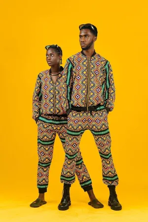 Almighty Arrow African Print Bomber Jacket