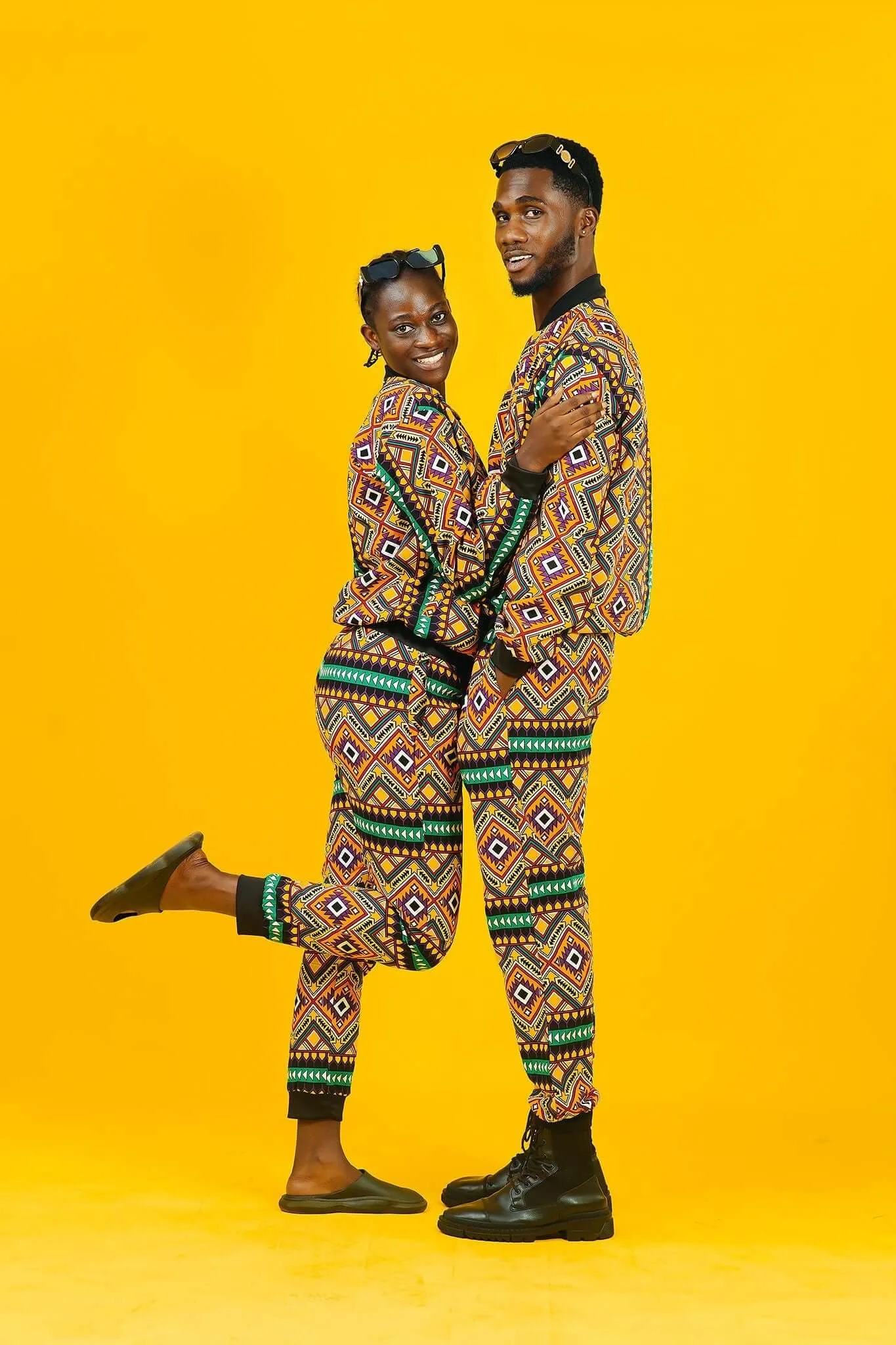 Almighty Arrow African Print Bomber Jacket