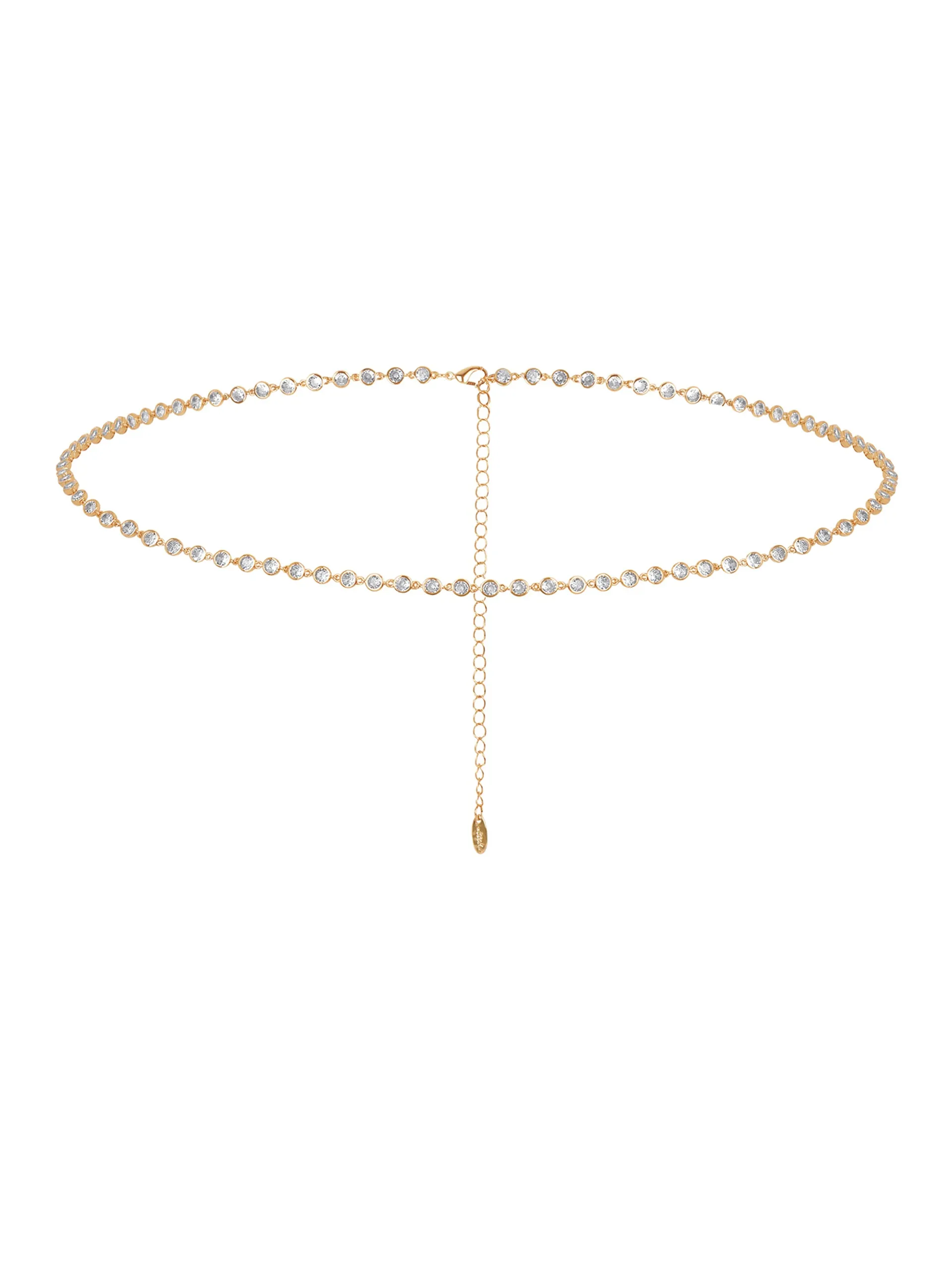 Always A Pleasure Dainty Crystal Body Chain