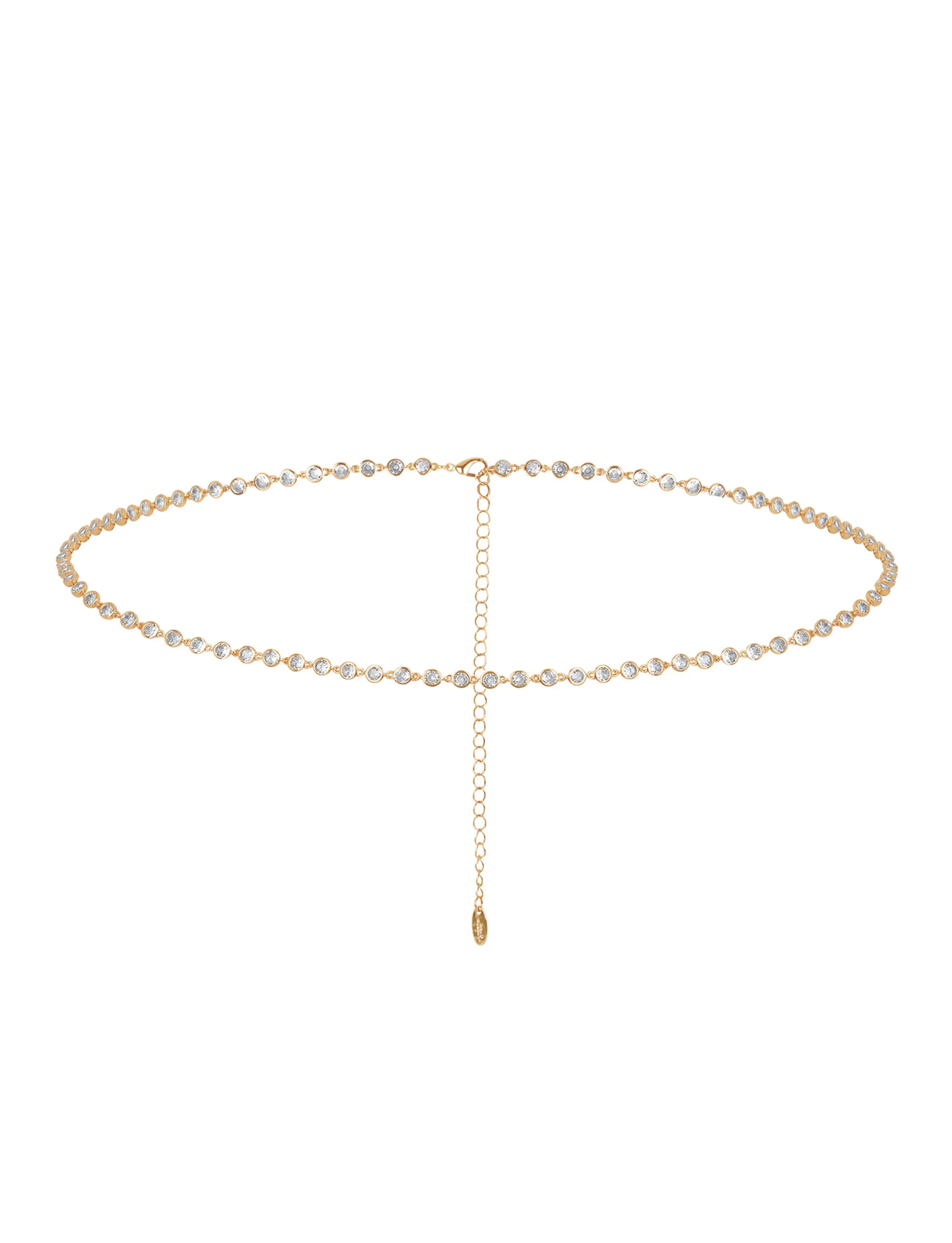 Always A Pleasure Dainty Crystal Body Chain