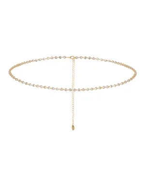 Always A Pleasure Dainty Crystal Body Chain