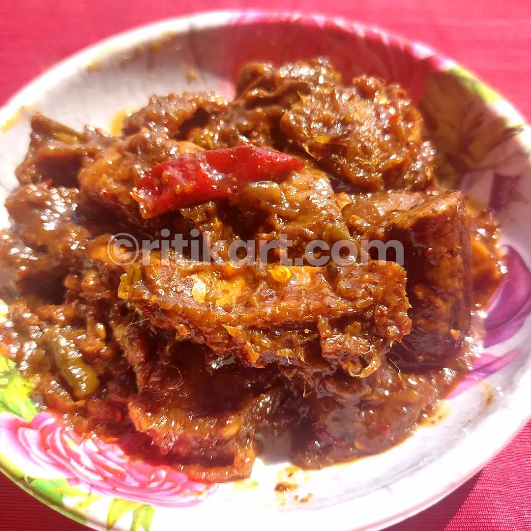 Ambula Pickle with Mustard Paste.(ଆମ୍ବୁଲ ବେସର ଆଚାର)
