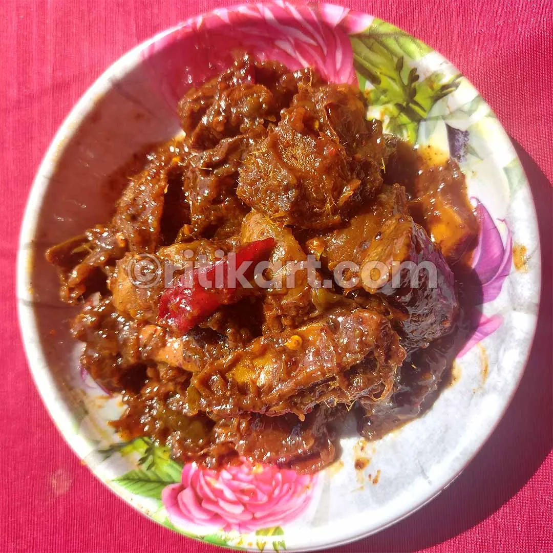 Ambula Pickle with Mustard Paste.(ଆମ୍ବୁଲ ବେସର ଆଚାର)