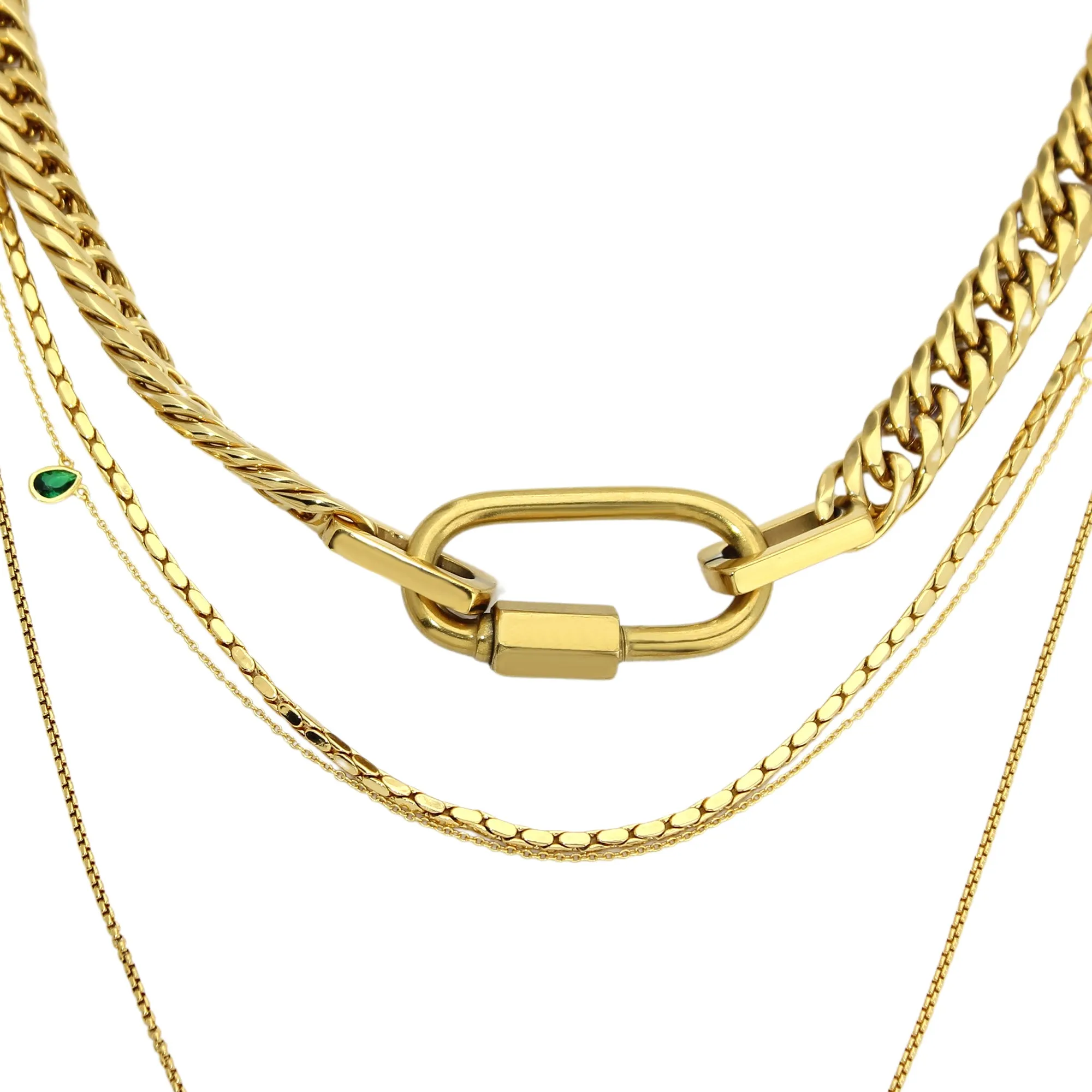 ANNE GOLD NECKLACE SET