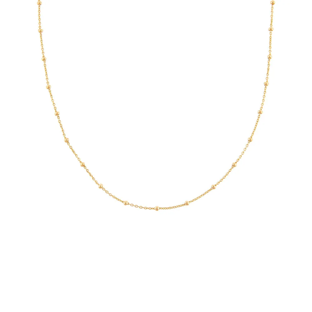 Ball Chain Necklace 14K